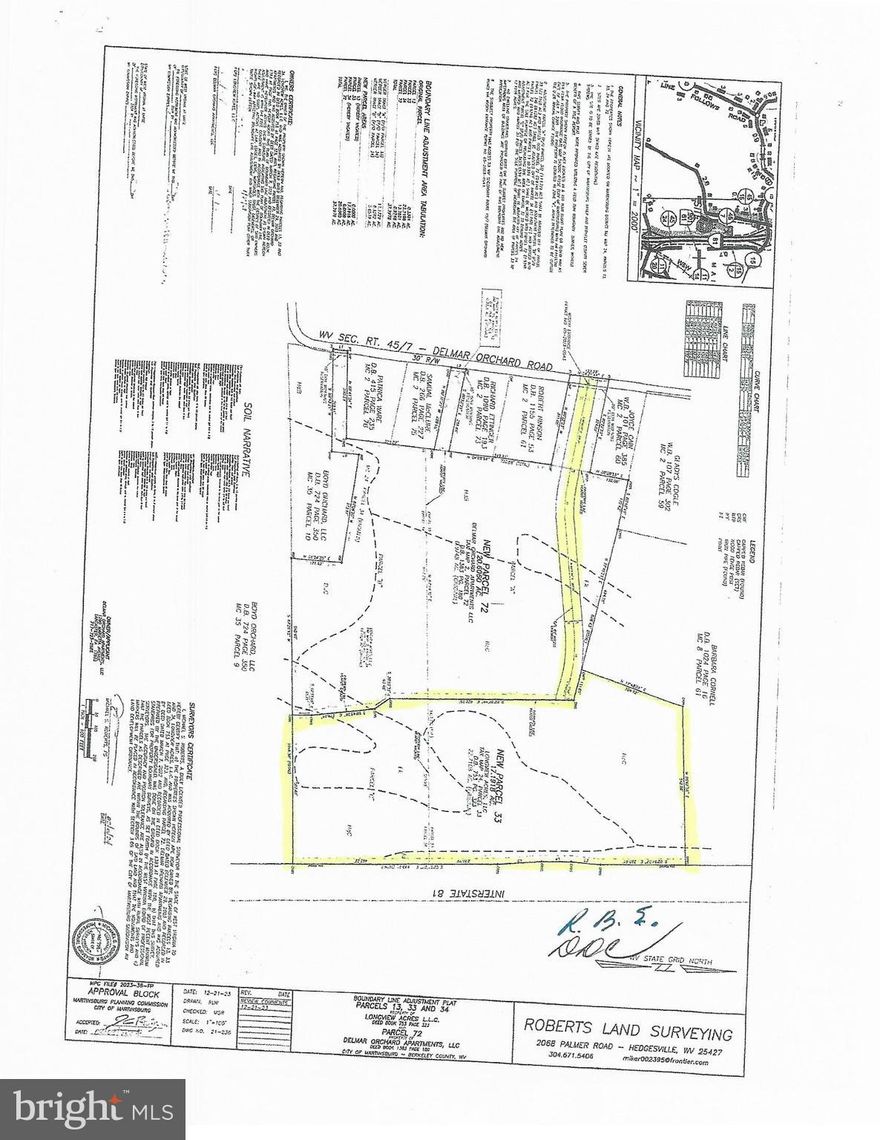 I81 frontage great development possibilities