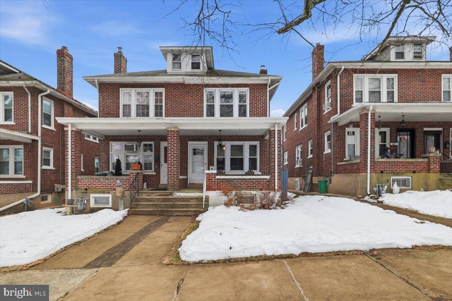 The one you’ve been waiting for! Charming twin in Allentown’s West End is a must see. With
the traditional floor plan, you’ll find a spacious living room with lots of natural light, a large
formal dining room, and an updated kitchen with granite counters and stainless-steel
appliances. The back porch has been finished to include insulation, baseboard heating, and tile
flooring, adding extra living space. Upstairs there are 3 spacious bedrooms with ample closets
and an updated bathroom. The third floor is currently being used for storage, but it can be
finished to use as an office, play room, or whatever your needs require. This home has original
hardwood floors throughout, a newer roof (2015), detached 1-car garage, and a front porch –
perfect for your morning cup of coffee or evening cocktail. Schedule your showing today!