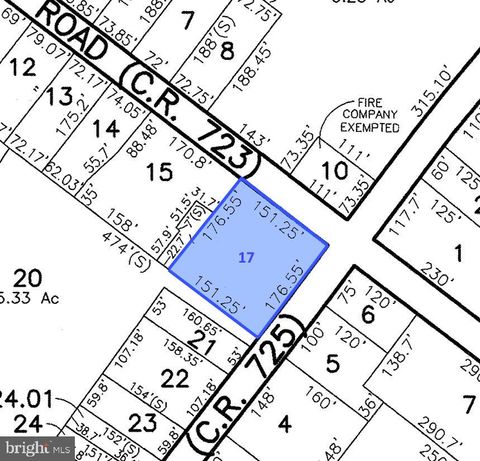 Vacant Land For Sale - Hall Street<br/> HAMMONTON, NJ 08037