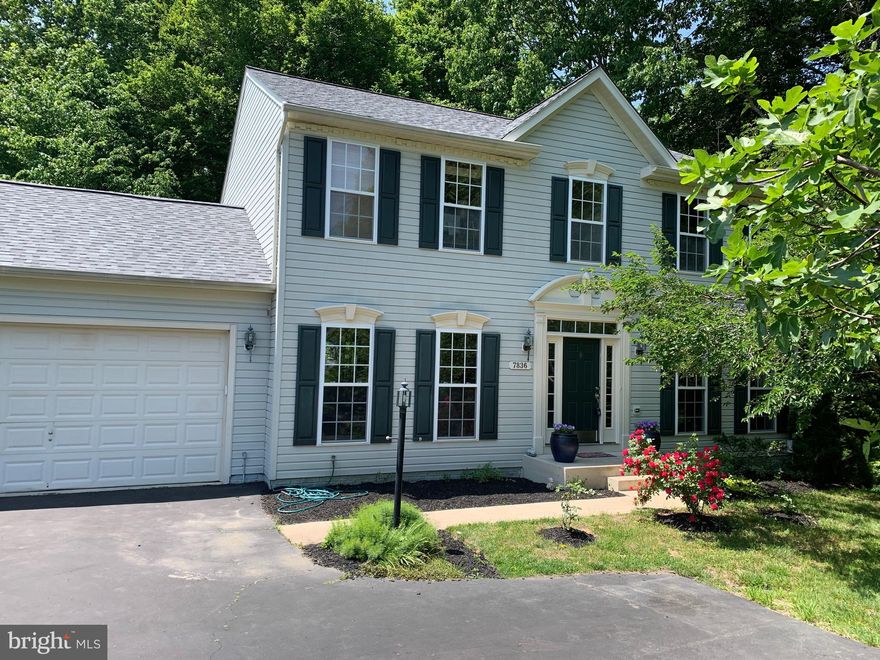 Welcome to Richfield station! Quietly nestled in a private cul-de-sac backing to up to a scenic park setting, this stunning colonial features a dramatic 2-story foyer, high ceilings throughout, 4 bedrooms, 2.5 baths, and a 2-car attached garage. The current owners have lovingly maintained the residence and it's move-in ready.  Recent updates include a new Owner's bathroom, refinished hardwood floors throughout and a new roof.  An unfinished walk-out basement with high ceilings (roughed in for a full bath) provides ample space to implement fantastic design ideas. 

The completely fenced-in back yard has a established vegetable garden and a stone patio for outdoor alfresco dining. Mature landscaping with a grand, stunning cherry tree, and a fruit producing fig tree is there for your enjoyment! 

This sough after community in Chesapeake Beach is known for its walking trails, basketball courts, common areas for outdoor play, local restaurants, beaches, shopping, a waterpark, and a fun boardwalk! 

Don't miss this amazing opportunity!