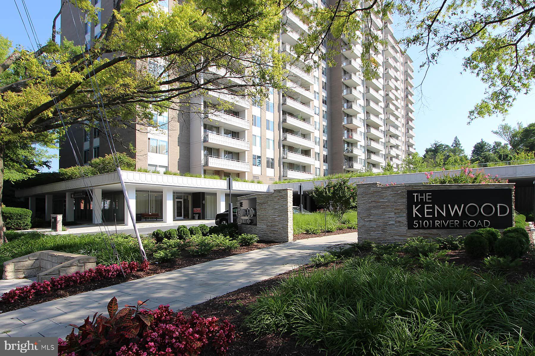 Welcome to 5101 River Road, Unit 1504 — a beautifully updated 2-bedroom, 2-bath condominium offering comfort, style, and convenience in one of the area's most desirable full-service buildings. Perched on a high floor, this spacious home features an open layout with abundant natural light and sweeping views.
Large living area opens to a balcony with treetop views with premium southern exposure views. The generously sized dining area includes a custom built-in bar with wine refrigerator, ideal for hosting and effortless entertaining.
The updated kitchen has sleek cabinetry, stainless steel appliances, and stone countertops, perfect for everyday living and entertaining. Both bathrooms have been thoughtfully renovated with modern finishes and fixtures.
Retreat to two well-proportioned bedrooms, including a primary suite with ample closet space and a private en-suite bath. Matching LVP flooring throughout the unit.
One garage parking space is deeded with the unit. Separate storage space comes with the unit.
Enjoy the luxury lifestyle of this amenity-rich building, which includes a 24-hour concierge, heated swimming pool, fitness center, large outdoor common space, party room, and more. Pet Free/Smoke Free building.
Minutes from Kenwood Station shopping (Whole Foods, restaurants) and Westbard Square with dining, services, and a new Giant grocery store.1 mile to Friendship Height, the Metro and additional shopping and dining options. Adjacent to the Capital Crescent trail, a favorite for walking and biking enthusiasts.
Don’t miss this opportunity to own a turnkey home in an unbeatable location!