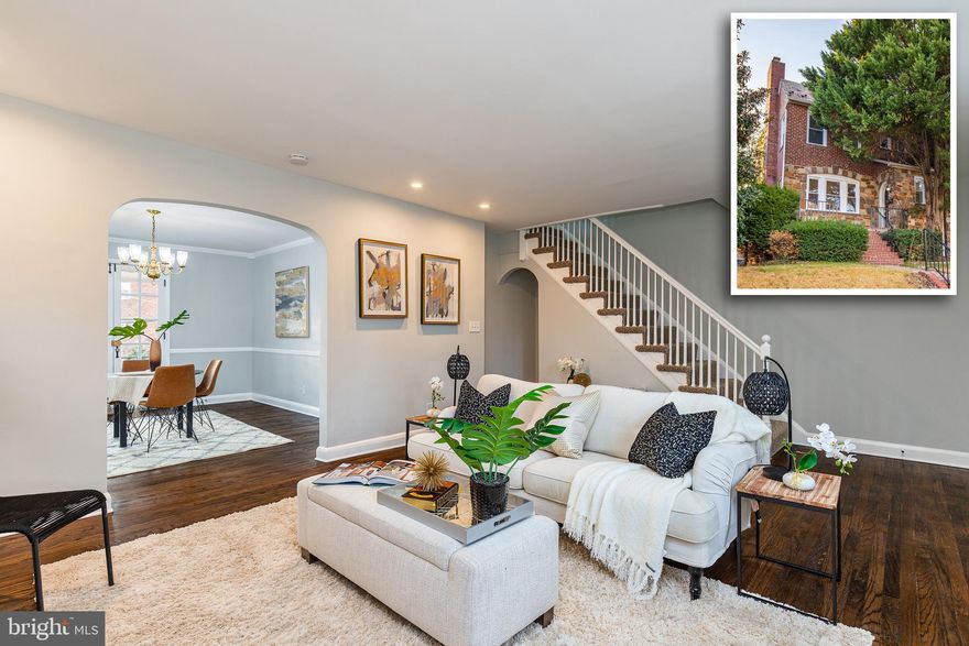 Beautifully updated semi-detached home in the Waltherson neighborhood with parking and a detached garage!  Enter into your bright and airy living area with newly finished hardwood floors that seamlessly flow through your dining area.  Enjoy an updated kitchen with custom white shaker cabinetry, granite countertops and stainless steel appliances.  On the second level you will find three generously sized bedrooms, one of which is a master suite with an ensuite bathroom, as well as a second full hall bathroom.  The basement has been partially finished and also has a hall bath in the back.  The full house has just been freshly painted and all flooring throughout the house is new.  Other recent updates include all new windows throughout.  This home  is full of charm and is ready to move right into so schedule your showing today! **We currently have multiple offers on this property and we are asking for highest and best by Saturday 12/18 at 6pm.**