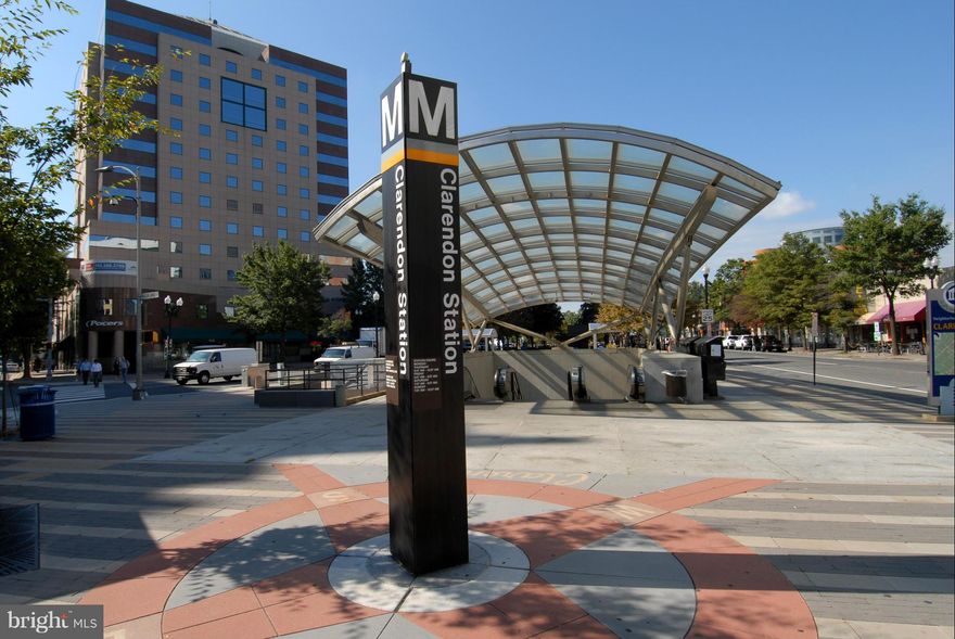 Checks every box a renter dreams of - style, hardwood floors, stainless/granite kitchen, in-unit washer/dryer,balcony sunset views over Clarendon roofline, garage parking!  Incredible building with every service imaginable! Cancel your gym membership- this one is great!  Pool, tranquil garden, lounge,.theater room, conference room with wifi, helpful concierge. Clarendon Metro 1.5 blocks away. Wow!