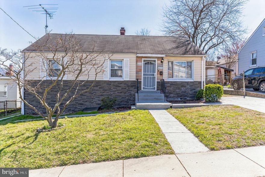 This home is calling you! Welcome to 5003 N Englewood, located just minutes away from Washington D.C, this lovingly maintained home features 3 bedrooms and 1 full bath, spacious living room and dining room which leads to the kitchen. The kitchen has plenty of room to freely move around, the washer and dryer machines are adjacent to the kitchen for convenience. Through the side door you will find the spacious multipurpose room which can be used as a home office, game room or family room to enjoy movie nights by the fireplace - the possibilities are endless! The fenced backyard will be wonderful to host your family gatherings this upcoming season. Do not miss the opportunity to call this place home!