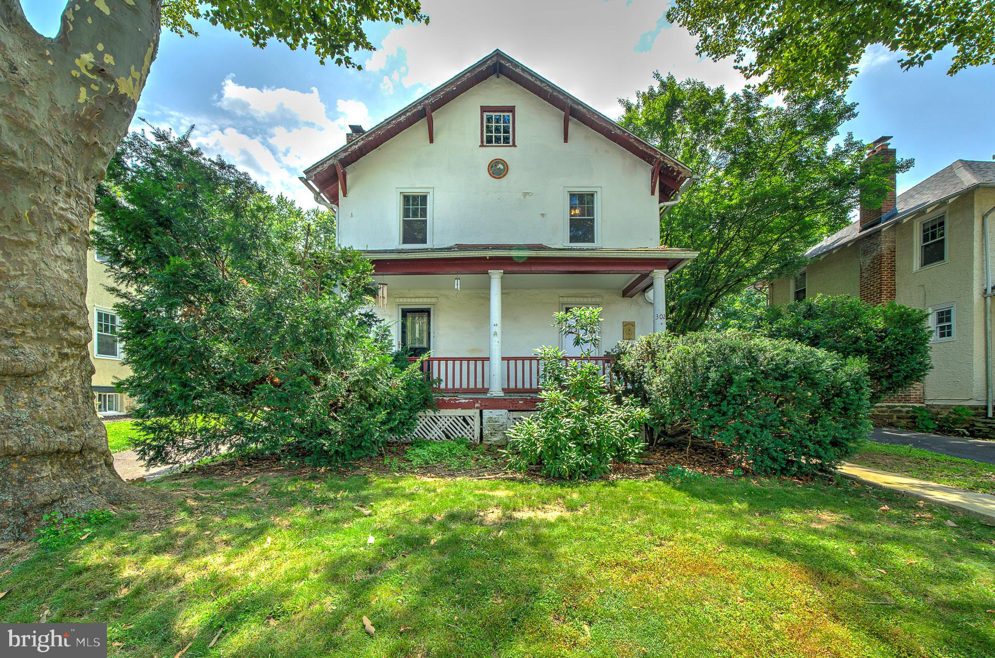 Situated on a quiet, tree-lined street in highly sought-after Jenkintown Borough, this charming colonial home is ready for you to make it your own. With a fresh coat of paint—inside and out—you can tailor it to your own tastes. Refinishing the hardwood floors throughout the home would further enhance its appeal and bring you one step closer to your dream home.
Notable features include new windows, a brick wood-burning fireplace, a welcoming front porch, a semi-finished basement, a detached two-car garage, a nice sized yard, and, most importantly, an unbeatable location. This home is a commuter’s dream come true—just a short walk to the Jenkintown train station and minutes from major routes including Route 611, Route 73, the PA Turnpike, and Route 309. It's also only a few blocks from Jenkintown’s top-rated schools and just steps from the borough’s charming shopping district and popular restaurants.