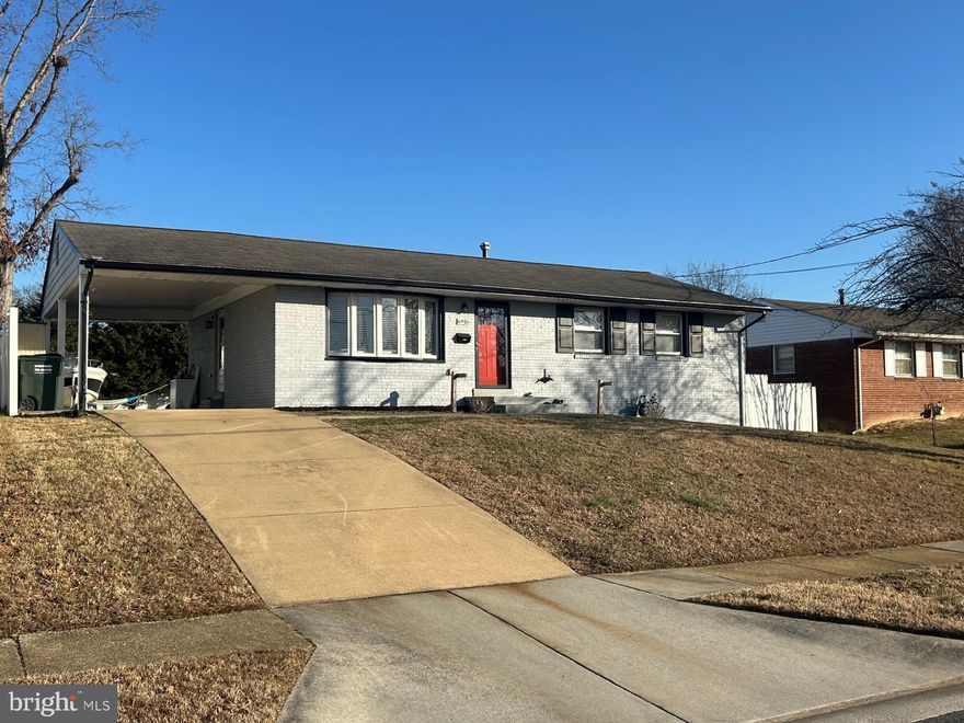 See docs section for Distinctive Features & Numerous Updates. Welcome to this wonderful & impeccable  2-level all brick rambler with a contemporary open concept on the main level.  This recently painted home has been beautifully remodeled including the kitchen and all the bathrooms, hardwood and luxury vinyl plank floors, LED recessed lighting,  and custom lighting fixtures throughout.   This home is masterfully laid out to provide an "experience" of the finest living space around.  Offering over 2,000  finished square feet with a large fenced in backyard and patio  for your morning coffee, watching the sunrise or entertaining.  Move-in ready, this home boasts 5 bedrooms and 3 full baths.  The gourmet kitchen with it's granite  countertops, upgraded 42" wood cabinetry, tons of counter space, upgraded stainless steel appliances, and enormous peninsula with breakfast bar provides a great hang out spot for guests or those special nights of cooking in.  The primary bedroom boasts its own remodeled primary bath with a walk-in shower w/floor to ceiling custom tile.  The 1 car carport provides protection for your vehicles.  This home is conveniently located near shopping, schools and entertainment to include Springfield Town Center.   And, it is a commuters' dream as Franconia-Springfield Metro Station, the VRE Station and Amtrak Station are close by.  And, just mere miles from I95, I495 and the Fairfax County Parkway, and only 20 minutes from Reagan National Airport.  This home is a must see!!