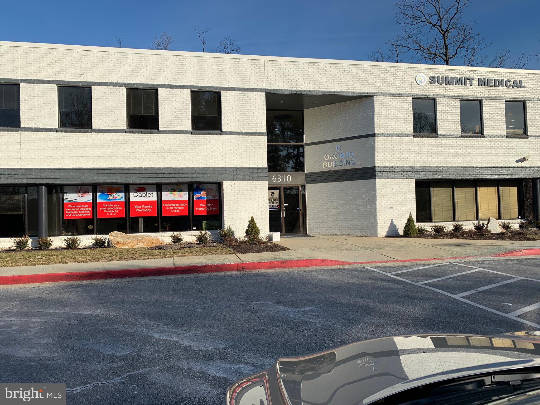 Turnkey - Beautifully Renovated and Updated Office Suite; includes a Brightly Lit Roomy Reception/Waiting Area, Two (2) Large Rooms. Rent includes Utilities (Electric, Heat. A/C. & Water), CAM, Lots of Free Parking. Close to Columbia Town Center and Howard County General Hospital. Easy Access to all major routes (MD Route 29, Route 32, Route 100, 295, & I-95).