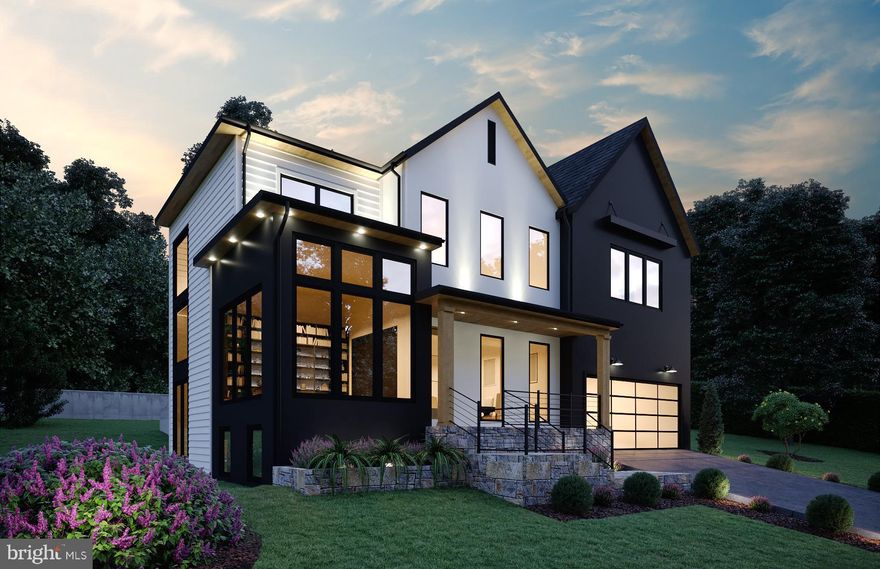 More Lots Available! Renderings and photos may include some of the options/upgrades that are not included in the base price. Photos are from 1837 Poole Ln. Design and Build your dream home! Mclean, Longfellow and Haycock School Pyramid! This stunning modern home beautifully sits on an 10,500 flat lot in the heart of Falls Church. This modern masterpiece is approximately 6,734+/- sq ft with an open floor plan and features many modern elements you have been waiting for. The home has 6 large bedrooms, 6 full luxurious bathrooms, and 1 beautiful half bathroom. This dream home's main level features 10 foot ceilings, office/bedroom and full bathrooms, Andersen casement windows, chef's gourmet kitchen with high end appliances, large walk-in pantry, breakfast area, dining room, living room, modern gas fireplace, recessed lights, modern light switches, quartz countertops, open floor plan and solid white oak wood flooring throughout.  Optional screened porch with an outdoor fireplace is available as an upgrade. The upper level offers a luxurious owner's suite with a spa-like deluxe owner's bath and custom walk-in closet. The owner's bathroom features a freestanding tub, spacious shower with frameless glass enclosure and dual vanities, designer light fixtures and designer tiles. The upper level also features 3 additional large bedrooms with designer bathrooms and a large laundry room. The finished basement includes a wet bar, exercise room, media room, spacious bedroom with a full bathroom. Optional features: Elevator, Wine Cellar, Audio/Video and many other elements. More Lots available! Photos of Model Home - 1837 Poole Ln McLean, VA 22101