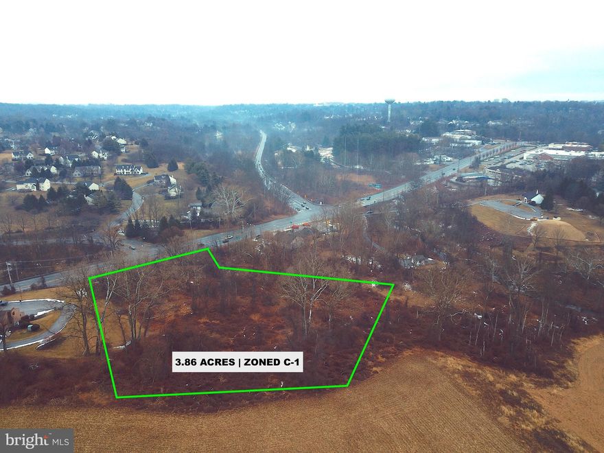 The property at 806 Downingtown Pike offers a premier development opportunity in a highly desirable and expanding market. Spanning 3.86 acres of undeveloped land, the site’s zoning, signalized access, and strategic location provide exceptional flexibility for a variety of uses, including retail, service, or mixed-use development. The property is ideal for projects such as a neighborhood-oriented retail center, quick-service restaurant, daycare facility, or a thoughtfully planned commercial development with multiple tenants.

The property is located in a rapidly growing region, adjacent to a signalized intersection, ensuring significant traffic exposure and accessibility. Pursuing a planned commercial development here aligns with the district's intent to create organized commercial areas that serve the community effectively while adhering to the township’s aesthetic and functional standards.

Zoning Flexibility: The property’s zoning supports a wide range of uses, enabling developers and end-users to design a project that aligns with community needs and maximizes return on investment.

Planned Commercial Development Potential: The 3.86-acre size makes it well-suited for a unified development of retail stores, personal service providers, or office spaces within a village-like environment. 

Prime Location: Prominent Frontage: Located along Route 322, the property offers exceptional visibility and accessibility.

Demographic Strength:

Proximity to Key Boroughs: The site is conveniently located near both the Borough of West Chester and the Borough of Downingtown, positioning it within a robust local market.The surrounding area boasts a high concentration of jobs and strong economic indicators, with an average household income of $200,000—double the national average.

The C-1 Neighborhood Commercial District in East Bradford Township is designed to support local-scale retail and service establishments within a village or neighborhood setting. The district promotes planned commercial development with organized arrangements of buildings, service areas, and parking to facilitate efficient access management.