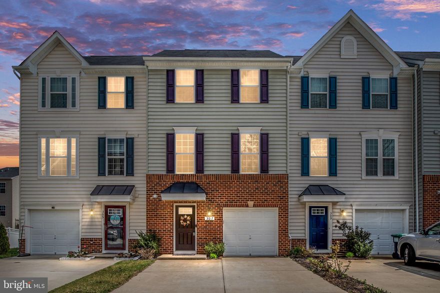 PROFESSIONAL PHOTOS COMING SOON!!  Well Maintained Garaged Townhome, close to everything!  Spacious floor plan with large kitchen, upgraded counter tops.  The lower level offers a nice rec room that can be used in whatever way best suits your needs with a half bath for convenient living space.  The upper level has three bedrooms, two baths and your laundry area.  This community is a prime for commuting whether by railway station and commuter lot.  Close to tons of options for shopping, medical, restaurants, Quantico Marine Corps Base and so much more!