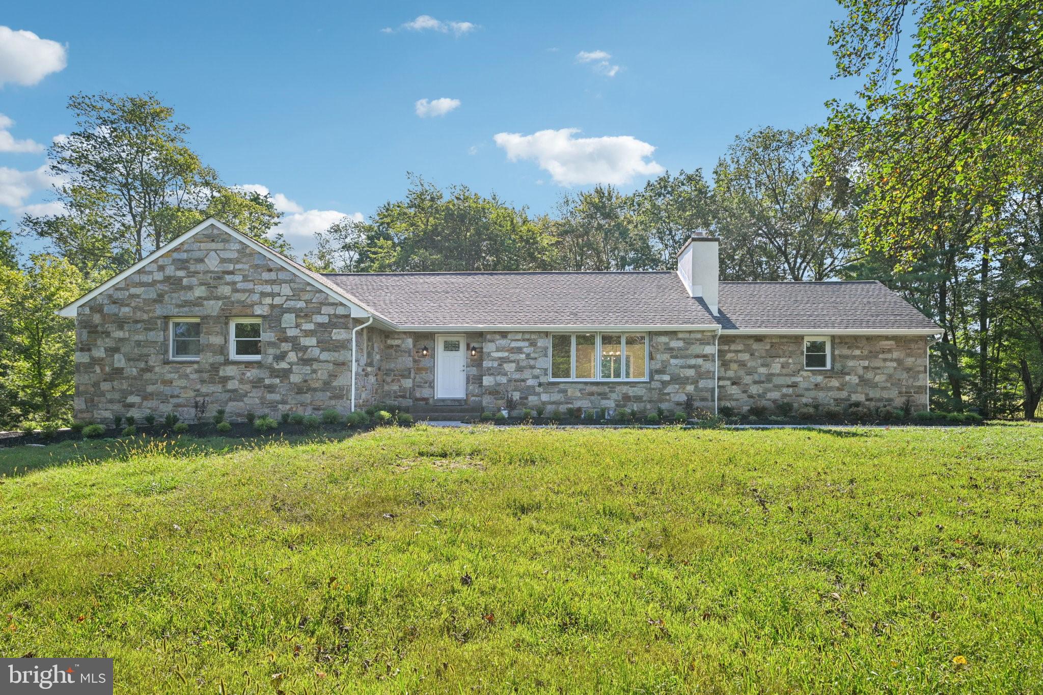Don't miss this beautiful move-in ready 3-bedroom home in the highly desirable Maple Glen neighborhood, set on 2.2 acres of land! The main level features a spacious living room with a wood-burning fireplace, a formal dining room, and a huge kitchen with brand new appliances. Also conveniently located on the main level, you’ll find three generously-sized bedrooms, including the spacious Primary Bedroom with a walk-in closet and beautiful ensuite bath with new tile. The two secondary bedrooms are served by another full bath with new tile in the hall. The large walk-out basement is ideal for multi-generational living, offering a living room area with a wood-burning fireplace, a kitchenette, a third full bathroom, and a bonus room. Outdoor living is just as impressive with a beautiful Trex deck overlooking the expansive property. Additional upgrades include brand new luxury vinyl plank flooring throughout, a new roof, new driveway, new HVAC and water heater. Located within the highly sought after Hatboro-Horsham school district with easy access to the highway and commuter routes. *Mortgage savings may be available for buyers of this listing.*