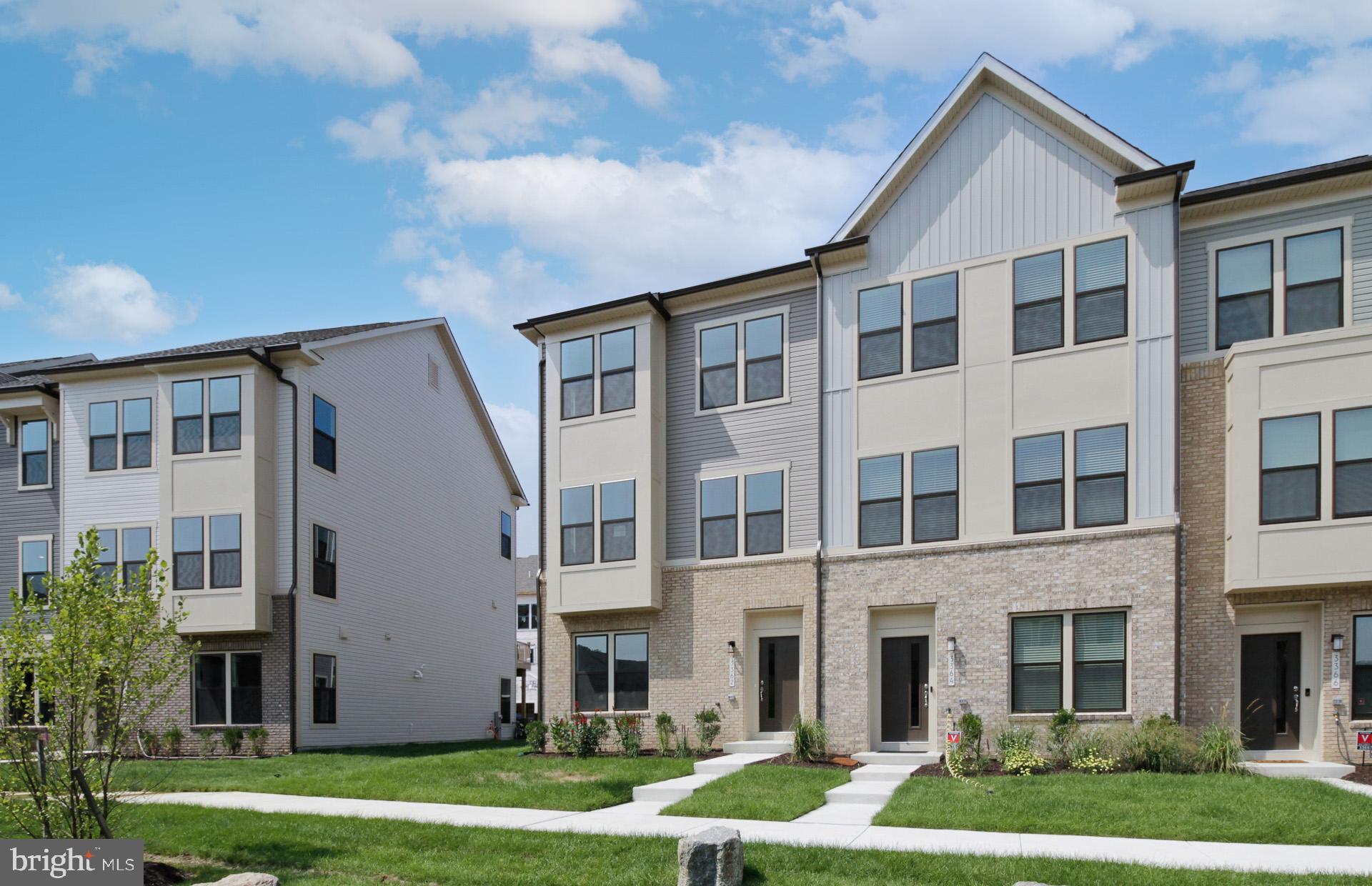 The new Halston Townhome at Watershed is an End Unit that features 3 Bedrooms & 2 full and 2 half baths with a 2-Car rear-load Garage. The luxurious Halston Townhome features a rear Gourmet Kitchen with an island with a Deck off the Kitchen. Watershed is an amenity rich community close to BW Pkwy, Rt 32 and Rt 198, and easy access to commuter trains.