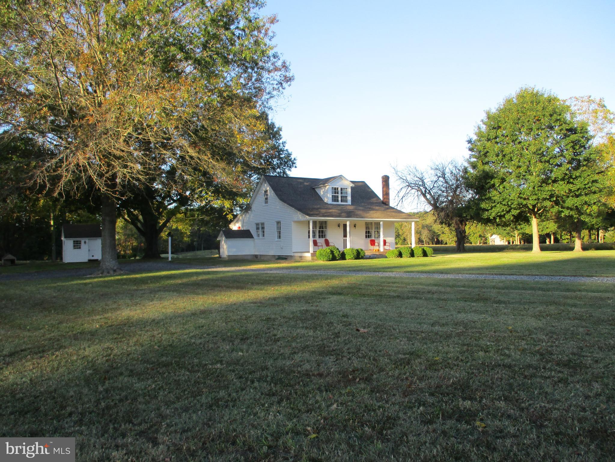 Welcome to Bayside Road. Residents of Leonardtown believe this is THE place to live. This is a beautiful, well-maintained waterfront farm that is located a few minutes from historic Downtown Leonardtown. When you enter the property gates, you will see the most beautiful canopy of trees leading you through the whole farm. The Charming Cape Cod house is situated on 48.9 acres of gorgeous land. The house is well-kept with 4 Bedrooms and 2 Baths; a place-to-relax front porch; the master bedroom and the laundry room (washer and dryer included) are on the entry level. Also, a foundation for a 3,000+ square-foot house has been started near the water and has the electric meter installed. A pier on the farm is on the protected Cecil Creek where boaters and non-boaters can enjoy the tranquility and hours of fishing, crabbing, and just enjoying life. If it's hunting you want, many deer, turkeys, ducks and other waterfowls have been sighted on this sportsman's paradise. A 24-Hour Appointment Notice is necessary for all showings. To show/view the house, call the Listing Agent who will schedule an appointment for/with you.
