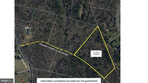 Vacant Land For Sale - 10771 Peaceful Woods<br/> CULPEPER, VA 22701