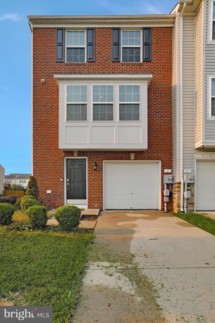 Beautiful, spacious, and full of natural light. This former model has all the upgrades you want.  Garage, driveway, and open parking very convenient.  Great commuter location.  Take a look at this very nice townhome with a bathroom on all three fully finished levels.  Walkout basement, plus a deck off the breakfast room on the upper main level.  Kitchen has a breakfast bar island plus the electric fireplace conveys in the breakfast room off the kitchen.  Three large bedrooms are on the top floor along with two full baths.  The primary suite is a welcome retreat with deluxe master bath and walk in closet.
Ready to move right in.