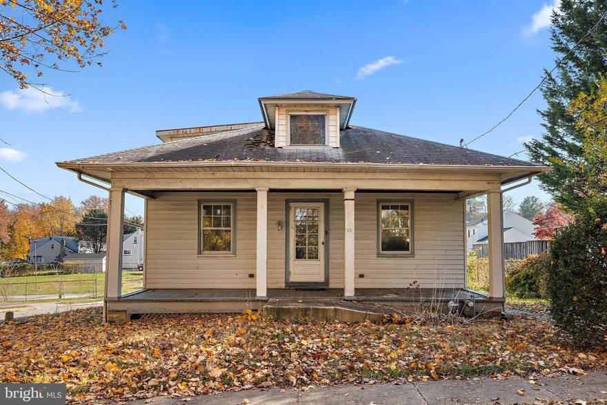 Here’s a great opportunity for a handy Owner Occupant or an Investor to own this home located on a spacious corner lot with so much potential. As you enter through the welcoming front porch, you'll step into the spacious living room. From there, you can proceed to the formal dining room and the cozy kitchen with a dining area. If you step outside, you'll find a back deck that offers a pleasant view of the rear yard. Adjacent to the kitchen is a small bedroom or office, and there's also an entrance to the full basement. Moving along, you'll reach the primary bedroom, a full bathroom, and a second good-sized bedroom. This home requires some TLC, but there is plenty of sweat equity to be added and this could be a great rental property, flip, or a forever home. Additionally, there is a partially finished attic that provides ample storage space or can be used as a bedroom. Home is being sold in "As is condition". Buyer is responsible for U&O.