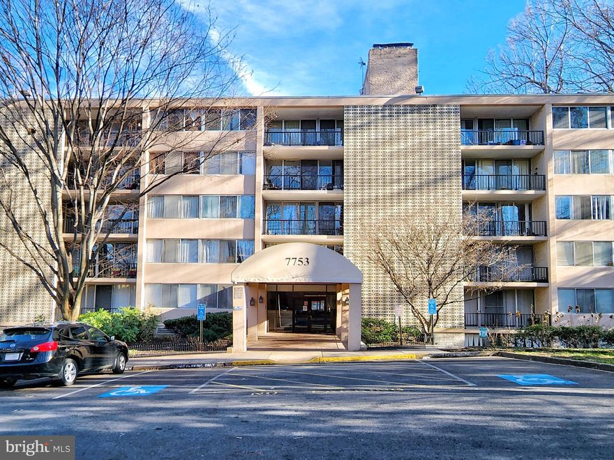 ** Heart of Annandale.  Inside of I-495 Beltway. ** Remodeled( Kitchen with cabinets, Granite Counter-tops and SS Appliances). ** Hardwood Floors. ** Newer Elevator &  Secured  Building. ** Tremendous View ! ** Large Balcony. ** Light and Bright.  ** Storage in the basement. ** Rent included all the utilities except electricity. ** One Residence Parking Permit & One Visitor Parking Permit. ** Easy access to I-495, I-395, I-95 & Main Roads. ** Close to Mart, Restaurant and Shoping Center and Park.