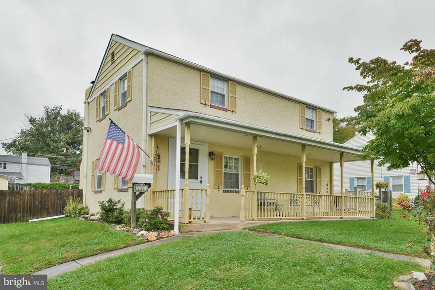Rare find! Seller is only the second owner of this Gettler home. Pull up out front or park in the two car driveway. You will immediately note the care this home has had. The home is cinder-block construction with original stucco and aluminum siding exterior. A newer roof , is about 14 years old, but purchased with 35 year shingles. Newer tilt-in vinyl windows installed between 1998 and 2005 throughout the home. The front facade boasts a lovely covered porch. A perfect spot to chill and enjoy your neighbors strolling by. Step inside and you will note the original, and lovingly maintained, hardwood floors throughout! The front living room features an opening to the Family Room addition with cathedral ceiling. This spacious room has a wood burning fireplace that currently houses a gas insert ( but you could go back to using it as a wood burning fireplace). Half the room is being used as a family room and half as a Dining Room. Pergo floors flow effortlessly thru this space. A large storage closet rounds out the room. Step back into the home and you'll be in the Kitchen. If you are familiar with these homes you know this space was typically a Dining Room and small galley Kitchen. The current owner opened it all up, and added two extra windows to the dining area because of the Eastern sun in the morning. She installed double oak cabinetry too. This is a large, cheery, eat in kitchen! Newer Corian counters. Gas Cooking. Dishwasher 2021. Range Hood new 2022. Stove 2018. Under-mount lighting and so much more. Off the kitchen is an updated Trex Deck with vinyl railing 2020 that wraps around to the rear of the home where you can take in the large fenced in rear yard. There's a Stoltzfus Storage Shed with new roof from Lancaster too for all your tool storage! Let's head back in and downstairs. Here you will find a finished space with insulated walls and ample storage closets, one of the owners favorite features of the home. In addition a convenient powder room. Lastly, your storage / HVAC/ Laundry Room space. Generac Generator installed 2019 (cycles ever Wed. and only requires a yearly tune up  $300). AC installed 2016. Heater 2008. Water Heater 2015. 200 AMP Service! Upstairs on the top floor you will find three good sized bedrooms. Your Full bath had a mini makeover with new floor tile, high toilet, new sink/vanity, and tile surround. One bedroom has a closet with walk up access to the attic too! Close to major arteries like PA Turnpike and Route 73. This house has been lovingly maintained and is ready for the next person to come in and make it their own. Seller welcomes inspections, but is selling in As-Is Condition.