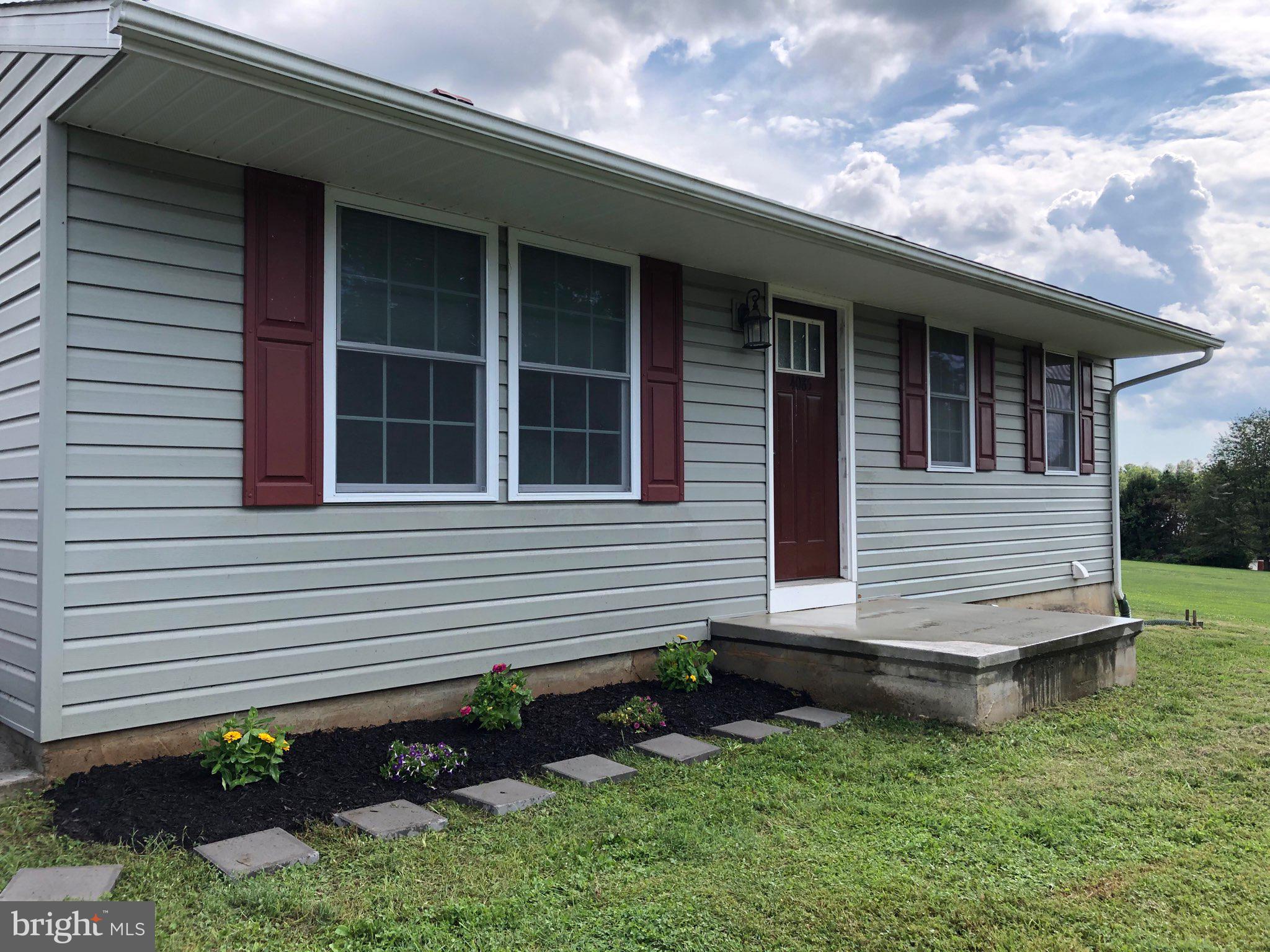 Beautiful, move in ready rancher that was completely renovated with many upgrades throughout home. Just a few of the upgrades include granite countertops, stainless appliances, and so much more! First flooring living at it's finest. Located in a scenic and peaceful country setting. Schedule your showing today.