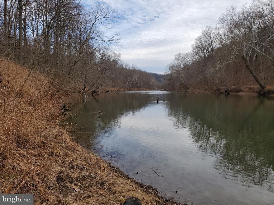 Multiple offers received.  Sellers request highest and best by March 15, 2023 at 9pm.  Cacapon River front!  Come and enjoy the Cacapon River and build your home away from home.  Very secluded and overhead power is available at the lane.  The majority of the property is in the flood plain but there is an area near the lane out of the flood plain.  The access road is long and 4 wheel drive is suggested.  There is a "right of refusal" for adjoining property owners