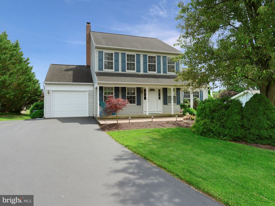 If you're looking for a home in a great location/community that has a dream back yard with lots of open space, fire pit, patio, large deck and a hot tub, this is it.  This 3 bedroom home has recent updates to include new windows, carpet, roof, heat A/C system and solar panels added to help with electric costs. Located close to Hershey and downtown Harrisburg with all the major highways nearby for quick access.  The home has a covered front porch and a 24 x 12 rear deck that leads to the beautiful back yard, hot tub and fire pit. The family room, living room and breakfast area all overlook the back yard. The upstairs consists of 3 bedrooms, 2 full baths and laundry room.  The basement is unfinished and has a wood stove that Sellers will leave with the home. (As Is) Sellers are building a new home and are hoping someone appreciate all this home and neighborhood have to offer as they have really enjoyed living here.