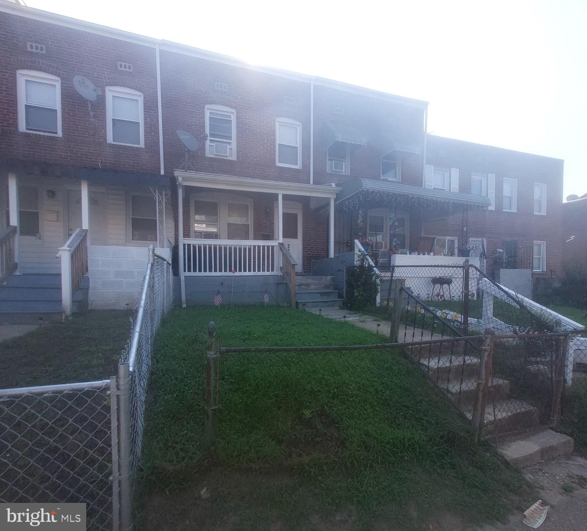 Investor Alert! Don’t miss this opportunity to own a 2-bedroom, 1-bathroom tenant-occupied rowhome in the community of Cherry Hill, Baltimore. This property is part of a 12-unit rental portfolio, with the seller preferring to sell all units together, making it a turnkey investment opportunity for any savvy investor looking to scale or start their rental business. The current tenant is in place, providing immediate rental income, and a full rent roll is available upon request. The home features a traditional layout with ample natural light, hardwood flooring, carpet, and a spacious backyard—perfect for long-term renters. Cherry Hill offers growing appeal with proximity to the Middle Branch Waterfront, new recreational development projects, parks, community centers, and convenient access to Downtown Baltimore and major highways. It’s a lovely neighborhood, attracting attention for both community investment and redevelopment potential. Whether you're expanding your portfolio or entering the Baltimore rental market, this property—and the entire 11-unit package—is poised for steady cash flow and future appreciation. Schedule a showing today and ask about the full portfolio!