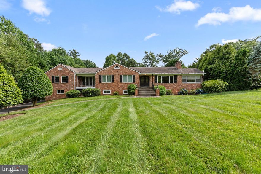 Immaculate, well cared for home with potential galore.   In June 2013, the left side of the house was completely  rebuilt and enlarged and adding a third garage.  In 2021 there was more main level renovation adding state-of-the-art top end appliances in the kitchen.  This may be the largest lot in Mantua and it backs to another very large lot which offers premium privacy.  The driveway continues to the rear of the house where you will find a large parking area  for guests or workmen.  There is a 4th garage in the back yard which is great for projects.  We are open April 19 (Saturday) from 1:00 - 4:00.  Try to make it to this open as it will hard to get in after the family returns from spring break. The home is leased to a family of 4 with a dog until the end of June.