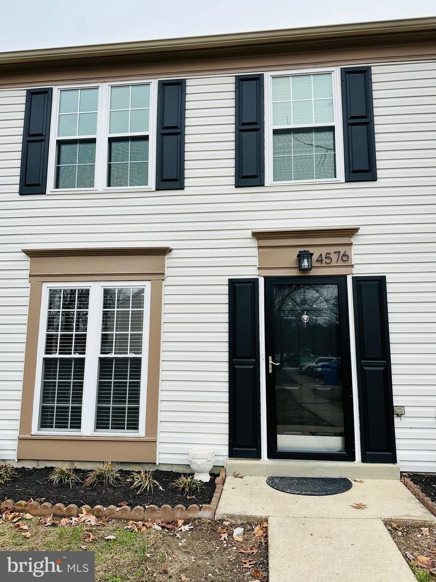 Beautifully updated 3 bedroom Townhome in Waldorf available July 1st or sooner.  Gorgeous updated kitchen with quartz counter-tops, stainless steel appliances and glass backsplash.  Plenty of cabinetry and counter space! Luxury vinyl flooring through-out entire home (no carpet!)  Primary bedroom features double doors and ample closet space. Washer & dryer included and conveniently located on the bedroom level!  All this plus deck and fenced in backyard in a convenient location close to both 228 and 301.  A great new place to call home!