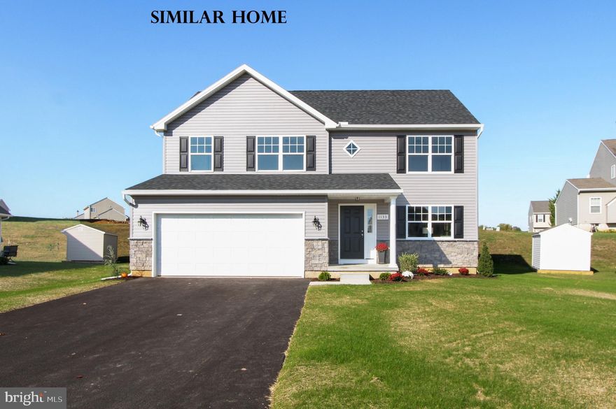 Traditional 2-story with modern touches!  This Sudbury I floor plan offers 4 bedrooms, 2-1/2 baths in an open floor plan.  Large kitchen with island and soft-close cabinets and doors.  This home is available to be built!  Price reflects the Preferred Lender & Title Company $4,500 credit.   Open house every Tuesday from 5 to 7pm, Saturday and Sunday 1 to 3pm.