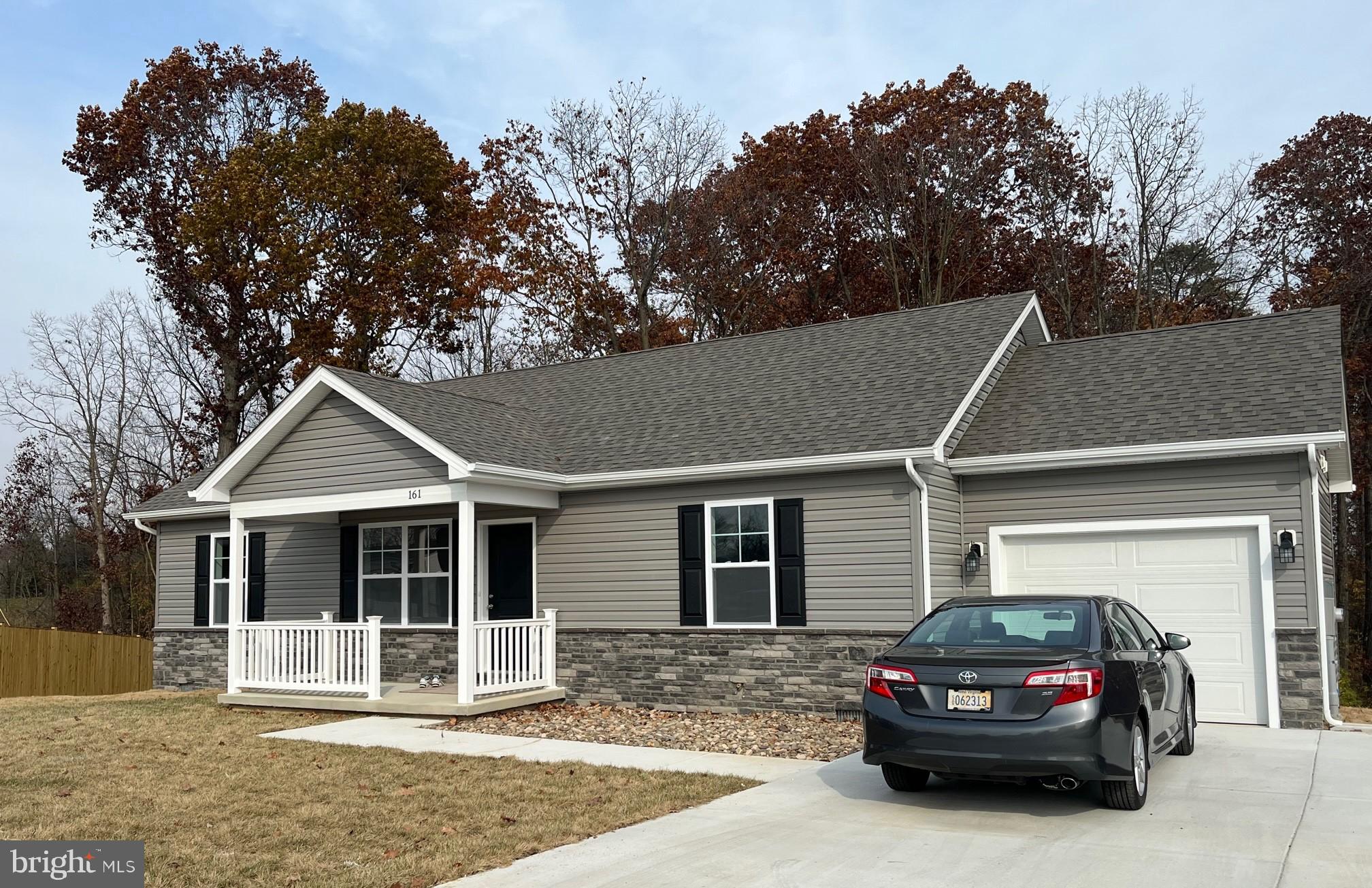 To Be Built on cul-de-sac lot..... Affordable Rancher Home offers 3 bedrooms/ 2 full baths, Vinyl Plank flooring in main living areas, Kitchen w/ granite counters and stainless steel appliances, and Master bedroom w/ full bath and walk in closet. Front porch, Stone water table on front, 10x12 rear deck and 1-car garage with auto opener included.