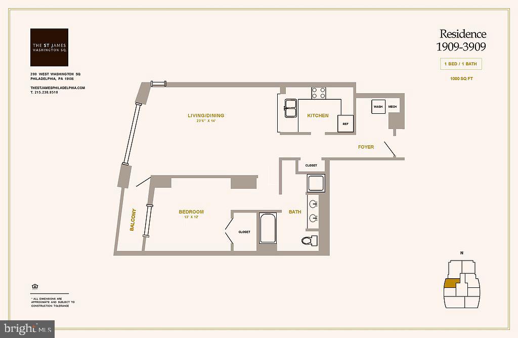 WASHINGTON SQ - Residential Lease