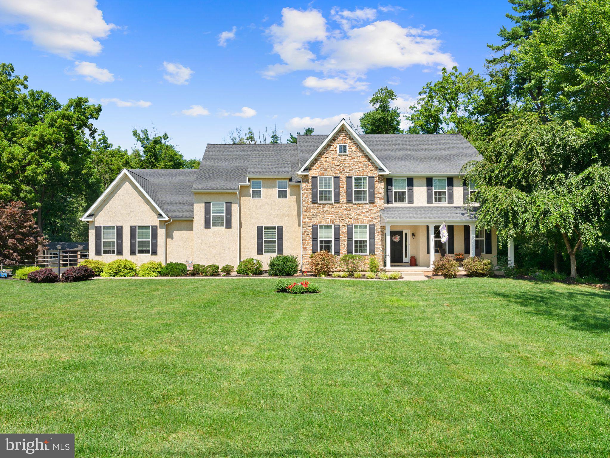 Nestled in the desirable Sycamore Estate community, this custom-built Tisbury II model by renowned Rotelle Builders offers over 5,500 square feet of luxurious living space. Set on a private 2.13-acre lot, the property features a beautifully landscaped, fenced, and partly wooded backyard, perfect for outdoor relaxation and entertaining. Upon entering, you'll be greeted by a grand, versatile floor plan with a neutral, warm, and cozy ambiance throughout. The gourmet French country kitchen is a chef's dream, showcasing upgraded cabinetry, elegant countertops, and a stunning backsplash. Whether you're preparing everyday meals or hosting grand gatherings, this space is sure to impress. The main floor includes a spacious private office, ideal for working from home, and a 3-car garage offering ample space for vehicles and storage. Upstairs, the luxurious owner's suite features two expansive walk-in closets, a soaking tub, and a private stall shower for the ultimate in relaxation. Two bedrooms share a beautifully appointed Jack-and-Jill bathroom, while the other bedrooms, plus a bonus room have access to their own full hallway bath. A convenient upper floor laundry room and a back staircase enhance the home’s functionality. The fully finished basement offers endless possibilities, featuring rough-in plumbing for a wet bar for entertaining, as well as, a half bathroom, and plus plenty of unfinished storage space for all your needs. Additional highlights include a whole-house generator for peace of mind, ensuring your home is always powered. This home perfectly balances private luxury with functional design, creating a place where comfort and style meet. Don’t miss the opportunity to make this exceptional property yours. Showings do not begin until Friday, August 15th. Open house both Saturday and Sunday 12-2. Please come-in to see this show stopper!
