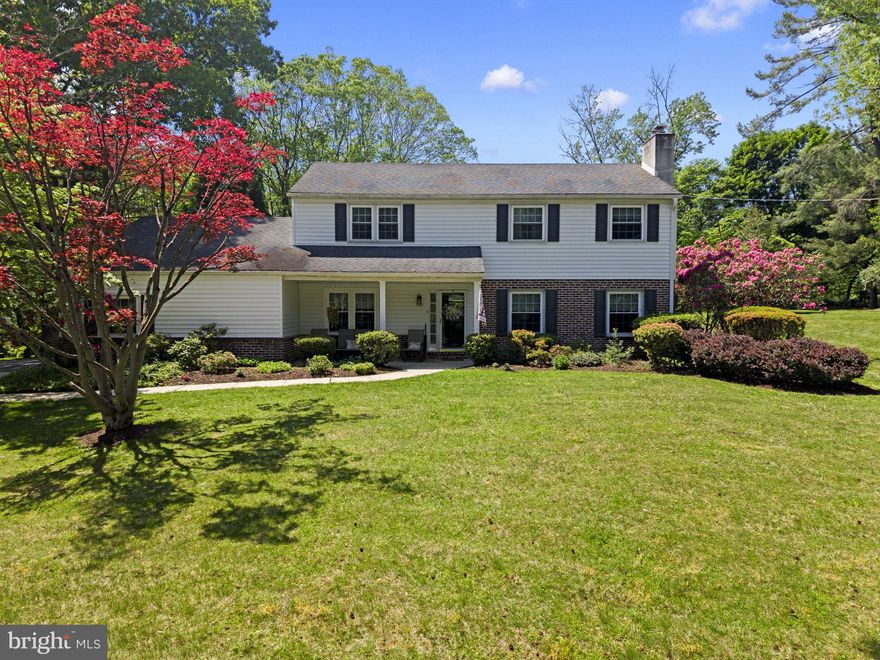 If you've been searching for a home that balances timeless character with everyday comfort, this one is worth a closer look. This stunning Colonial sits on a spacious 1-acre lot at the end of a quiet cul-de-sac, with a beautifully landscaped front yard and a generous rear yard perfect for entertaining or unwinding. From the moment you step onto the welcoming porch, you'll feel at home.
Inside, original hardwood floors and abundant natural light set a warm tone throughout the main level. The layout is as functional as it is beautiful — a large living room with a marble fireplace, formal dining room, private office with built-ins, and a family room that opens to the kitchen. That kitchen is the heart of it all: a center island, built-in range, self-cleaning oven, and fully updated appliances including a refrigerator, stove, dishwasher, and built-in microwave. A sunny breakfast area rounds it out perfectly. A few more features you'll love is the main floor laundry for everyday convenience, a screened-in entertainment area — ideal for cookouts and gatherings, an oversized attached garage with side entry, a large shed for additional storage, and an unfinished basement ready for your vision — home gym, workshop, or extra space. This home offers incredible value in a setting that truly feels like a sanctuary  This home is located in Middletown Twp, and desirable Rose-Tree Media School District, with close proximity to major roads including 76, 476, 95, and the Philadelphia airport. All within a short 5 minute drive to all that Media Boro has to offer!  Make your appointment today.