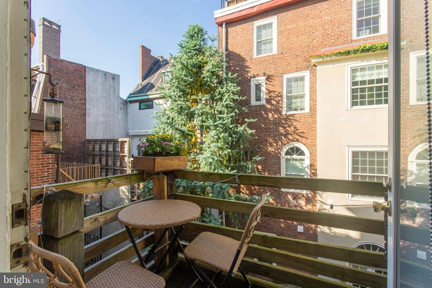 Must see in Wash West! Top-floor, tri-level apartment, with outdoor space! This 1-bed, 1-bath unit is the perfect match for city living while working from home. Your main floor welcomes you in with entry way, living room, and kitchen with new cabinets and granite counters. Natural light throughout with double exposures and private balcony is the perfect amenity in the city. One level up you'll find your bedroom with high ceilings, ample closet space, renovated bathroom, and washer/dryer! One more level up you have a mezzanine home office/bonus space, ideal for remote working while the city is still at your fingertips. Walk to everything! Whole Foods, Good Karma Cafe, The Foodery, Varga Bar, Tria, and more within two blocks. Come see this today!  Video tour link here: https://youtu.be/bQplGZuw6VQ