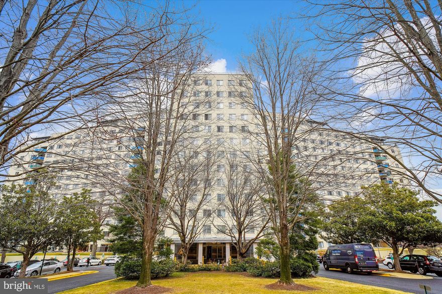 Grosvenor Park Condos, Fantastic location just off the beltway and less than a half mile for the METRO. This unit is freshly painted throughout with New carpet recently installed. The natural light that emanates through the through the picture windows makes the place feel incredibly spaces.  All Utilities Included. This building  features a 24 hour front desk,  fitness room, large laundry and bicycle storage. Application Fee is $50/person.