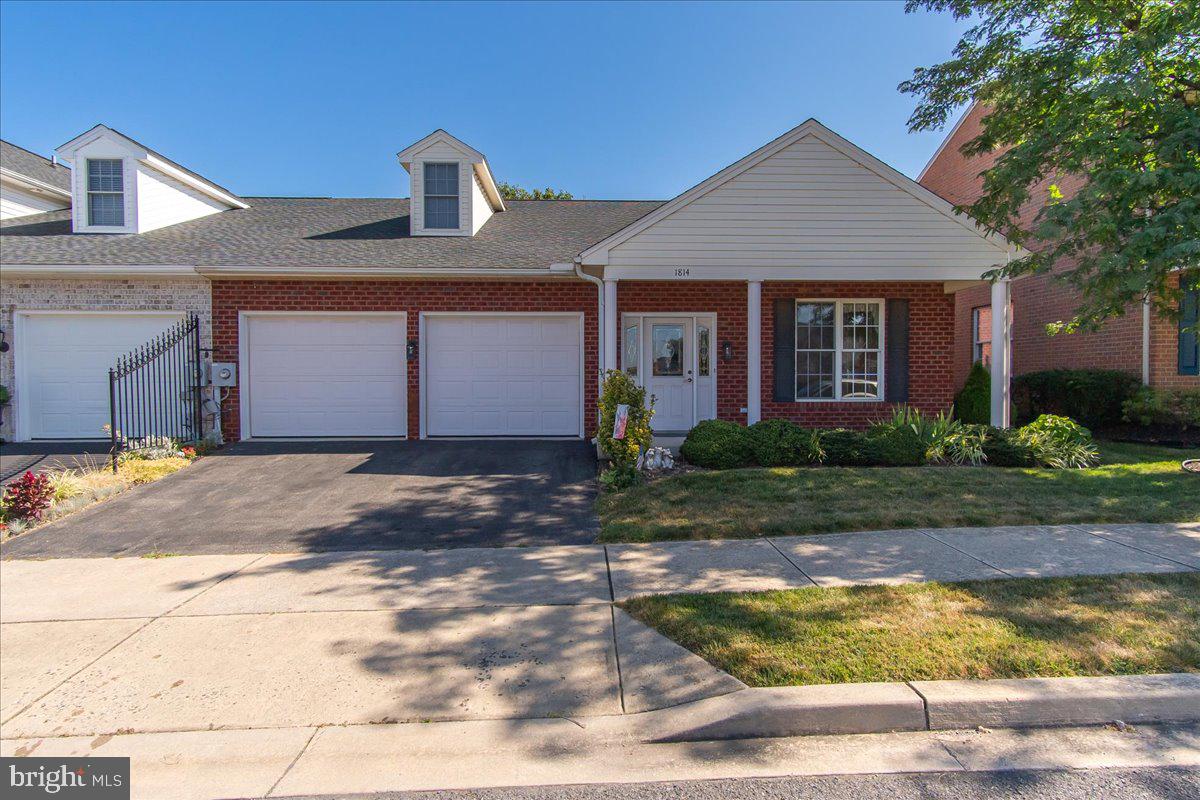 This well-kept home offers one level living in the popular Greenwich Park community. The exterior offers all brick construction, a full covered front porch and a private rear patio surrounded by mature landscaping for privacy. The community offers sidewalks, public green space and a covered community gazebo for events and neighborhood gatherings. Lawn care and window washing are included in the HOA fee.
Step through the front entry and you're greeted by a 2-story entry foyer with hardwood floors stretching in all directions. The entry foyer offers a grand staircase to the 2nd level, which currently remains unfinished. The 2nd level is floor for storage and offers full windows. Framing is complete for you to finish this space into additional living area as you choose.
Just off the entry foyer is the homes front den or office. On some floor plans this room is a 3rd bedroom and this could certainly be used that way. However, this floor plan does not offer a closet in this room, making it comfortable for a separate TV area, home office or a perfect area for extended stays from out-of-area visitors. The den offers new carpet, new paint and a custom ceiling fan. Adjacent is the common hall bath with tub/shower combo. The home’s 2nd bedroom offers new carpet and fresh paint.
The main living area offers a spacious living room, dining room and beautiful kitchen. The home’s living room features hardwood floors, 9 ft ceilings, gas fireplace with marble hearth, floor to ceiling columns framing the dining room entry and sliding glass doors to the rear patio. This room is both cozy and inviting for everyday use or entertaining. The adjacent dining room is spacious and could host table space for 6 to 8 comfortably.
The kitchen offers dark wood cabinets, granite counters, recessed lighting, a free-standing center island, hardwood floors, 9 ft ceilings, and lots of cabinet space. Some of the appliances are updated to stainless steel. The kitchen offers access to the homes’ main level laundry area with washer and dryer.
Just off the kitchen is the primary suite featuring new carpet, fresh paint and access to a private full bath and spacious walk-in closet. The full bath features both a walk-in shower with built-in seating and a jetted tub for relaxing massages.
The homes’ crawl space is accessed inside using a hatch and stairs. The crawl space is where the homes HVAC system is located, but filter changes are made in the main living area.
This home is clean, updated and ready for immediate occupancy. The homes roof was replaced in 2019 and the HVAC was updated in 2020. The homes’ location offers easy access to Meritus Medical Center, Hagerstown Community College, Black Rock Golf Course, Washington County Regional Park, numerous shopping and dining options and easy access to I-70.