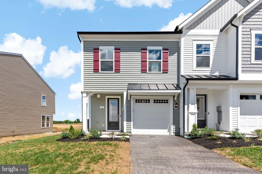 **UP TO $10,000 CLOSING COST ASSISTANCE FOR PRIMARY RESIDENCE WITH USE OF APPROVED LENDER AND TITLE!**
MOVE IN READY! Welcome to the LYNNHAVEN in South Brook! This brand new 3 bedroom, 2 ½ bath, and 1-car garage home includes brand new stainless steel Whirlpool appliances, upgraded cabinets and kitchen island. This home lives like a single family, including 9ft ceilings on the first floor. This home allows you to walk into the main level, eliminating the need to cart your belongings and groceries up a flight of steps. This home also features a rear patio and a storage shed as well for your backyard oasis needs! The first floor has an open concept of kitchen and family room creating the perfect location for entertaining. The primary suite provides an oversized walk-in closet and spacious primary bathroom with dual vanity. Down the hall is the two secondary bedrooms, a full bath and the laundry is also conveniently placed upstairs. Don't miss this June delivery in the desirable South Berkeley area!