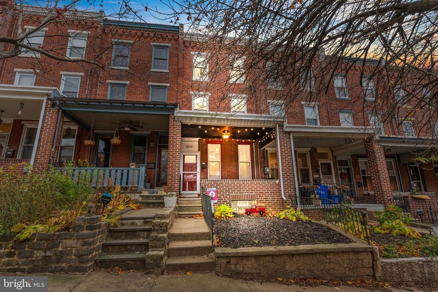 **Join us for an open house on Thursday 12/18/25 from 5-7pm** Welcome to this fully updated three-story row home located on a quiet tree lined street in the charming tucked away town of East Falls, just minutes away from the Schuylkill Riverfront. 3554 New Queen Street offers the perfect blend of comfort, style, and convenience. With a full home renovation that took place in 2015 that included, plumbing, electrical, windows, HVAC, kitchens and baths, all the work has already been done for you! Enter onto the charming front porch and step inside to discover a bright and open main level featuring warm hardwood floors, fresh neutral paint, recessed lighting, crown moulding, and a seamless flow between the living and dining areas that is ideal for both everyday living and entertaining.

The updated kitchen showcases sleek white cabinetry, stainless steel appliances, subway tile backsplash, and ample counter space. From here, you’ll enjoy easy access to the home’s large private deck that was installed in 2019, perfect for outdoor dining, relaxing, or hosting friends. There is a powder room conveniently located on this level in addition to basement access for all of your storage needs! 

Upstairs, the second floor features the primary bedroom, offering generous space and natural light, along with the beautifully renovated full bathroom showcasing modern tile work and contemporary fixtures. The primary bedroom includes a spacious walk-in closet that also houses the washer and dryer for added convenience. The third floor includes two additional bedrooms, perfect for family, guests, or home office needs.

With three finished levels, modern upgrades, and inviting outdoor space, this home delivers comfort and style in a top notch location. Enjoy unbeatable access to both the scenic Wissahickon hiking trail and the paved Schuylkill River Trail-perfect for nature lovers, runners, and cyclists alike. Additionally, quick walking distance to Wissahickon Brewing, one of the locals favorite's, Billy Murphy's Irish Saloon, and many more great pubs and restaurants. Thomas Mifflin School is just a one minute walk away for grades K-8, while Roxbourough High School serves as the High School for grades 9-12. Perfectly positioned for commuters, this East Falls location offers effortless access to I-76, Kelly Drive, and major city/suburban connectors. Downtown Philadelphia is just a 10 minute drive away, or you can walk to the East Falls regional rail for a fast, direct ride into Center City. Enjoy the rare blend of quiet neighborhood living with exceptional convenience to everything Philly. Schedule your tour today!