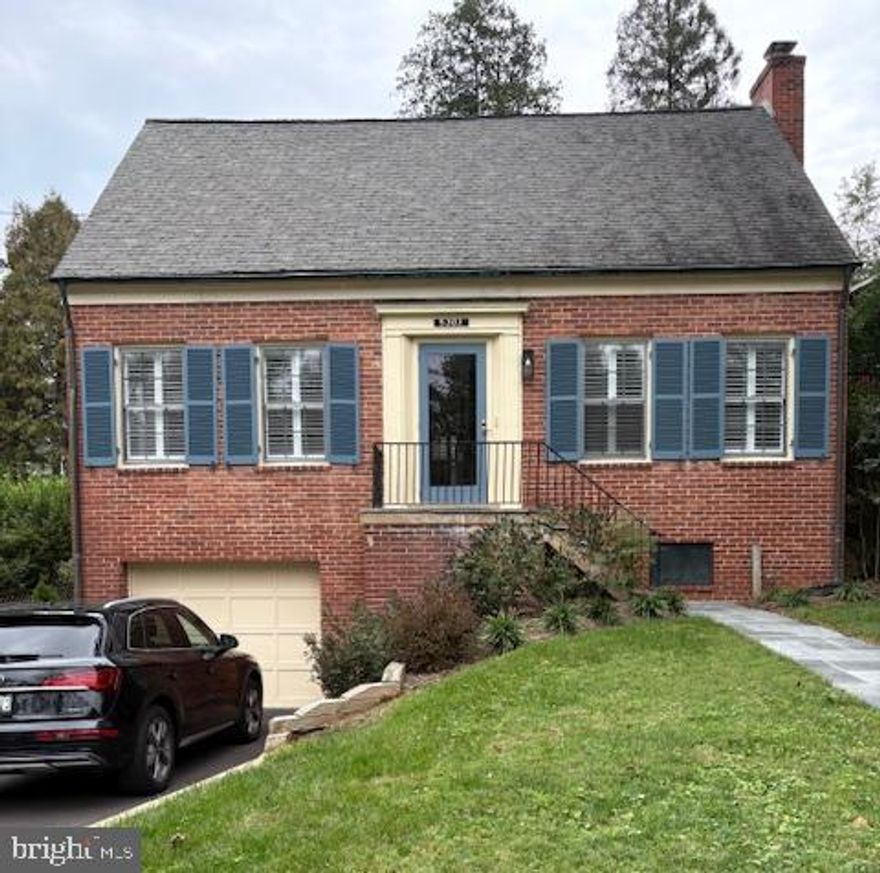 Most charming home in sought after neighborhood a few blocks from downtown Bethesda, NIH, Walter Reed, Suburban Hospital and Metro. Impeccably cared for and updated with remodeled kitchen, NEW upper level full bathroom, loaded with character with built-in bookcases, irresistable sunroom/den, lovely landscaped yard. Don't miss this delightful home!