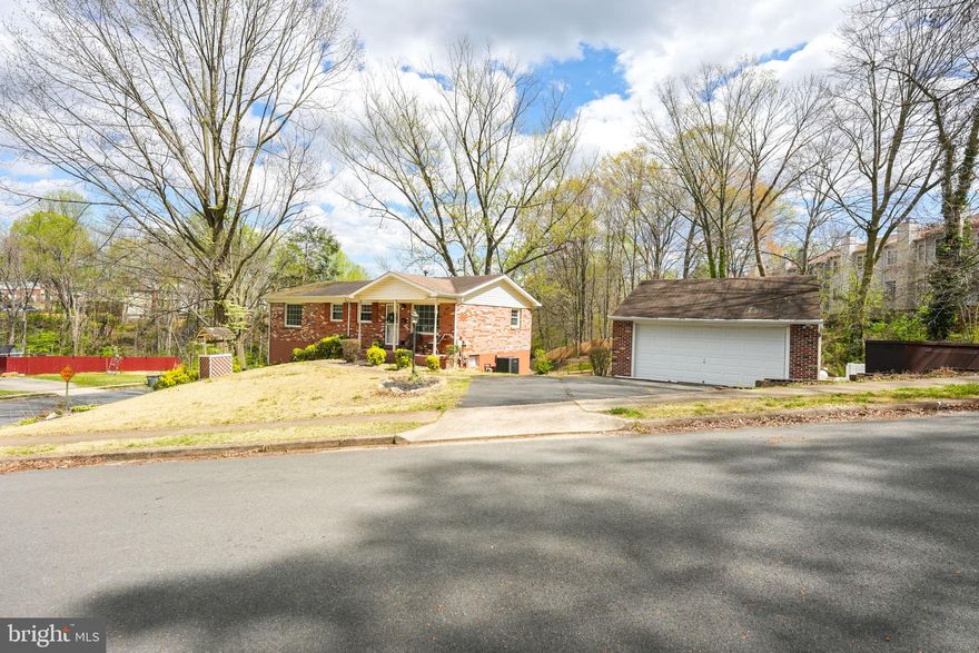 Check out this 4 bedroom 3 full bath cutie! 2 levels.  4 bedrooms with 2 full bathrooms on the upper level. along with the living room and hardwood floors. The lower level has a dining room that could be a bedroom and a large utility room for storage. The kitchen has some new cabinets, new granite, and new flooring., The dishwasher, the refrigerator & microwave are less than 1 year old. New kitchen sink & faucet. Full bathroom on the lower level. Large living room with brick fireplace. All bathrooms have been updated.  Patio out back. Large corner lot. 2 car detached garage. Carpet is less than 1 year old. New HVAC unit.