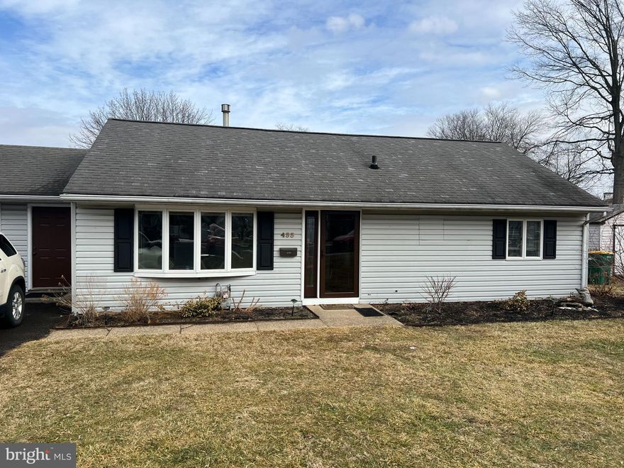 Professional pictures available 3/5, Showings start 3/6, Open House 3/8 12-2pm
Expanded and spacious ranch home tucked away on a quiet cul-de-sac in the highly sought-after Pennsbury School District. Set on a generous lot, this property offers expansive front and backyard space—perfect for creating your dream landscape, outdoor entertaining area, or garden retreat.

The home features 3–4 bedrooms and 2 full bathrooms, along with both a living room and a separate family room, providing flexible living space to suit a variety of needs. Garage has been converted to a finished space that could be a home office or 4th bedroom. Two storage sheds add convenience and functionality. 

While the property needs TLC, it is priced well below comparable homes in the area, presenting an excellent opportunity to add value and personalize to your taste. A rare chance to own in a prime location and make it your own.