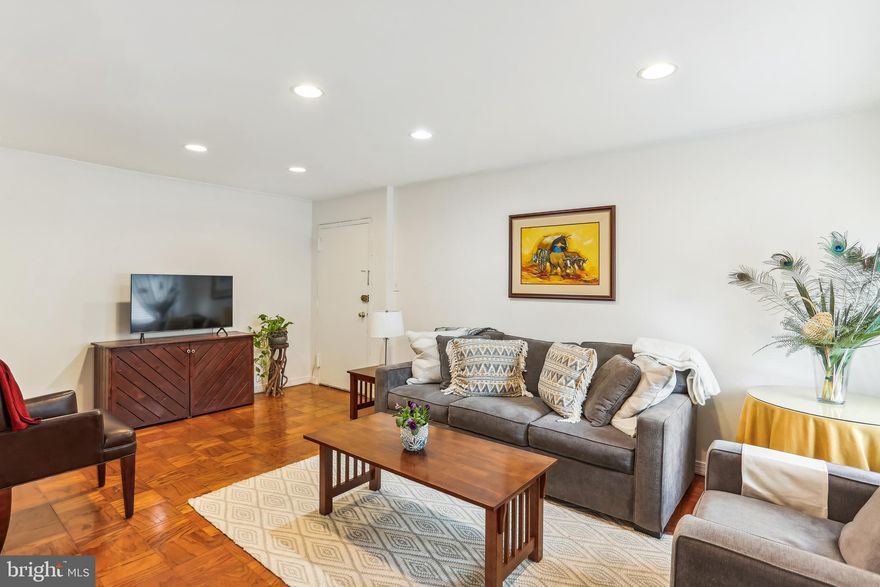 Discover the perfect blend of comfort, style and location in this inviting 2-bedroom, 1-bathroom ground-level condo. As you step inside, the living room welcomes you with warm, recessed lighting, creating a cozy atmosphere for relaxation. The kitchen is a chef's delight, boasting all new stainless-steel appliances installed just a year and a half ago, lots of cabinet space and a pantry. Convenience abounds with a spacious walk-in storage closet in the hallway, ensuring clutter-free living. The full bathroom received a stunning remodel in February 2023, showcasing modern finishes and fixtures. This condo also offers the peace of mind that ALL your utilities are covered in the condo fee! The shared laundry is just steps away!
Prime location - close to Twinbrook and White Flint metro stations, Rockville Pike, Pike and Rose and SO much more. Highly sought after school district. Don't miss the opportunity to make it yours, schedule a viewing today and experience the perfect blend of comfort, style and location!