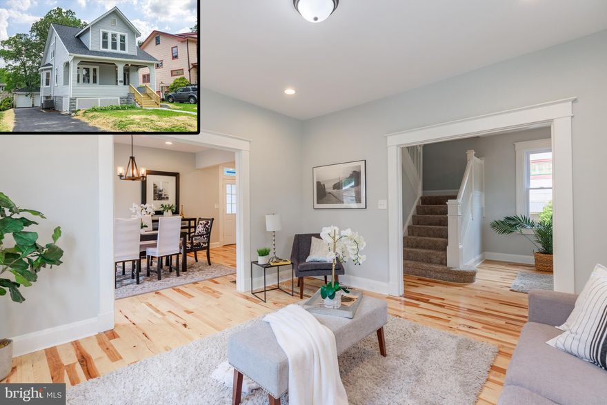 PICTURE PERFECT RENOVATION! Completely updated Colonial on a quiet street in the coveted Beverly Hills Neighborhood. Walk into a beautiful light filled and open concept foyer leading into a living area and a huge open concept and dining area with seamless hardwood flooring throughout. The gourmet kitchen features custom cabinetry, granite countertops and stainless steel appliances. Off the main living area is a completely remodeled full bathroom. Upstairs you will find two generously sized bedrooms with a second full renovated bathroom as well as a  master suite bedroom with a walk in closet and huge ensuite bathroom. Downstairs is a large unfinished basement great for storage.  The huge driveway and two car detached garage make parking a breeze. This property has been renovated from top to bottom with updated electric, updated plumbing, a brand new HVAC, new roof, new windows, new siding.... the list goes on and on. All permits have been pulled and all work has been performed by licensed contractors giving you peace of mind. This home is ready to move right into!