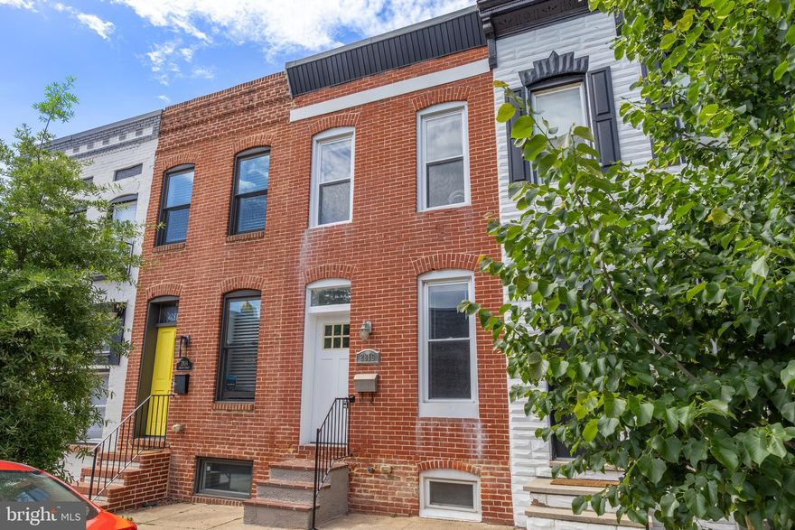 Nestled in the heart of Canton, this newly remodeled row home with PARKING is now available and waiting for you to make it your own. This charming property boasts an array of features that perfectly blend modern amenities with classic charm. Some of the standout features include the exposed brick wall and the fully finished basement that offers additional living space, perfect for a home office, media room, or guest suite.

The open floor plan on the main level ensures a seamless flow from the living area to the kitchen, making it ideal for both entertaining and everyday living. One of the most coveted features of this row home is the beautiful rooftop deck. This outdoor oasis provides an ideal spot to unwind and enjoy summer nights with panoramic views of the cityscape. Whether you're hosting a barbecue, enjoying a quiet evening under the stars, or simply taking in the sights, the rooftop deck is sure to be a favorite gathering spot. Don’t miss the opportunity to own this exquisite home in one of Baltimore’s most sought-after neighborhoods.