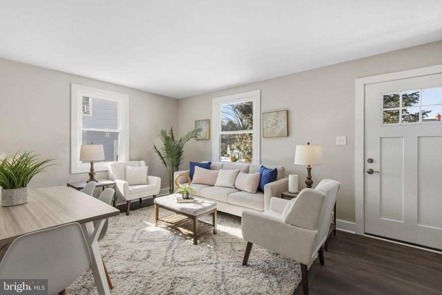 This charming Cape Cod packs a big punch on the inside and out!!!  It has been thoughtfully reconfigured and immaculately updated from roof to basement.  Every square foot has been strategically utilized to maximize enjoyment and long-term love of home.  Stop moving and start loving where you live!!  When you arrive, you will be in awe of the curb appeal and notice the boastful 0.27-acre backyard which features two outbuildings for all your gadgets and gizmos or workshop space and plenty of open space for lawn games and toys.  The driveway accommodates up to three vehicles, ensuring convenience for you and your guests.  You'll already be in love with this home and you haven't even entered the inside!!  Crossing the threshold, you will pleasantly find four spacious bedrooms and two full bathrooms, ensuring ample space for relaxation and privacy, along with Luxury Vinyl Plank (LVP) flooring throughout the main and first floors and upgraded plush carpeting in the fully-finished basement.  The main level invites you to the Owner’s Suite, two bathrooms, living room and eat-in kitchen.  The Owner's Suite is truly a place of serenity, complete with large windows providing immense natural light and sweeping views of the backyard, a large walk-in closet and a luxurious en-suite bathroom with glass-enclosed shower and double-sink vanity.  Both the Owner’s Suite bathroom and the second bathroom have been designed with luxury in mind and include tiled floors, tiled tub/shower walls extending to the ceiling, and large vanities.  At the heart of the home is the perfectly-sized living room/dining room combo to unwind after a long, hard day of work or a perfect space to host all the Instagram worthy gatherings.  This lies just off the eat-in kitchen which is packed with brag-worthy stainless-steel appliances, quartz countertops and an eat-in bar top that triples as additional storage underneath and additional countertop to make meal prep and entertaining a breeze.  Traveling upstairs to the second level, you will find two well-appointed bedrooms, one with a walk-in closet!  There is also a flexible space to dedicate as a kid play area, homework lounge or even a home-office.  Last, but certainly not least, venture downstairs to the fully-finished, walk-out basement to find the 4th large bedroom, the laundry/mud room and the extensive open area which offers versatility for entertaining, home gym, home office or whatever your heart may desire.  This house is not just a home; it is where memories will be made!!