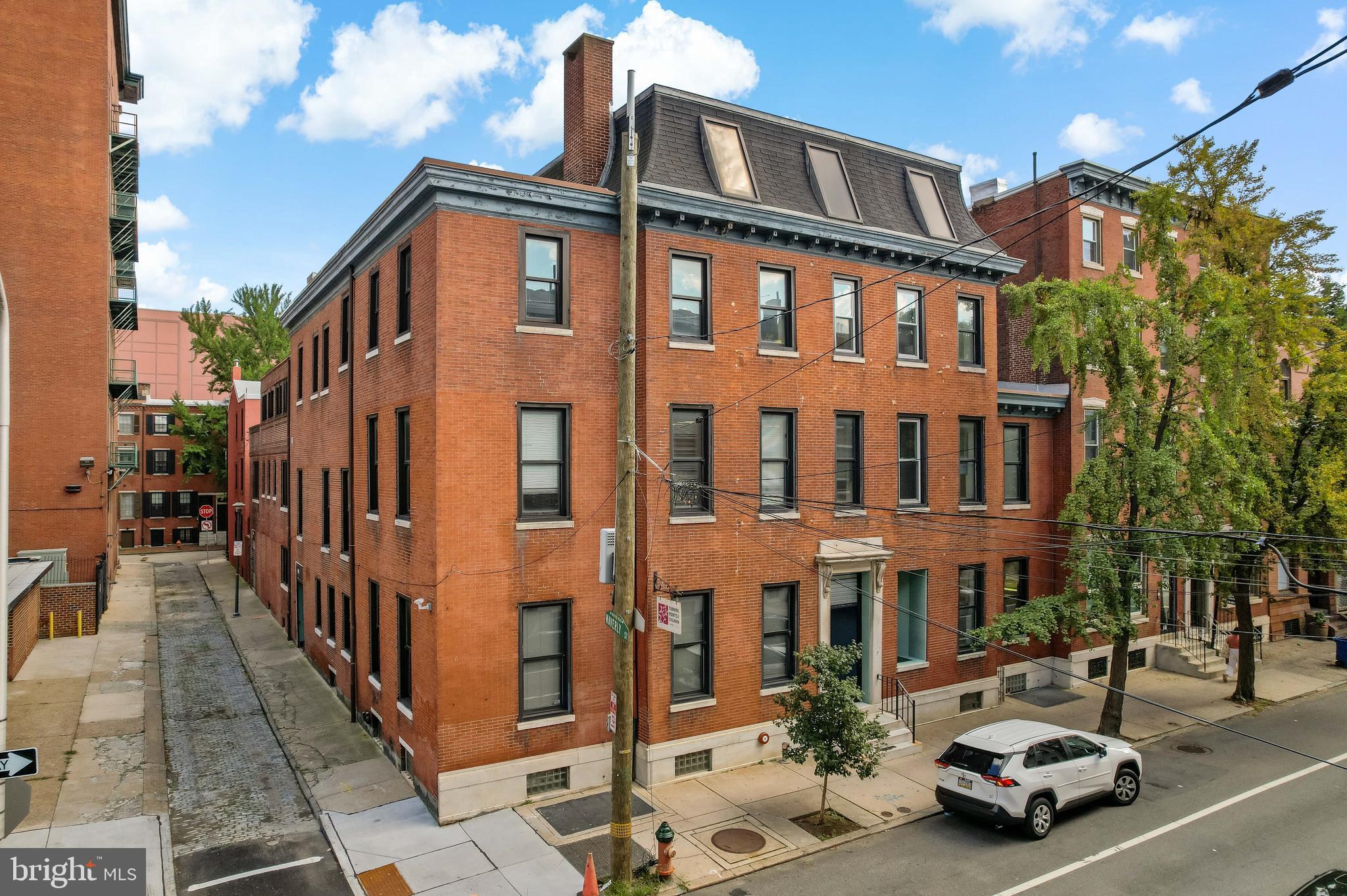 Triple wide, extra deep corner property at a prime Rittenhouse Square location. An opportunity like this does not become available often. 18,000+ square feet, not including the basement. 79 feet wide, 108 feet deep. Explore endless development possibilities in this rare jewel box commercial property at the intersection of South 15th and Pine Street. Explore a luxury condo project, apartment project, luxury home development, commercial office play and more. Nestled among Rittenhouse and the Avenue of the Arts neighborhoods, this historic CMX1-zoned brick office building boasts a well-maintained space. With original details, a courtyard, and elevator service, this unique property, constructed between 1800 and 1900, awaits your vision. Schedule a viewing today before it's gone! Explore historic tax credits! Taxes and square footage are the responsibility of the buyer to have verified.