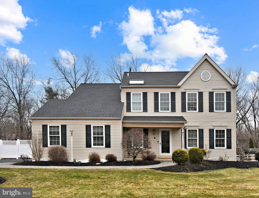 COMING SOON!  Showings Begin Thursday, March 12!  Open House Saturday, March 14.  
Don't Miss Viewing this Beautiful 4 Bedroom 1/2 Bath Colonial in the Award-Winning North Penn School District.  This Home Offers More Than You Could Ever Want!  You Will Not Be Disappointed!  Beautifully landscaped, the serpentine stone walkway leads you to the wonderful front porch--perfect for that morning coffee!  As you enter into the hardwood foyer, you will discover a spacious living room, bright and airy with new paint and carpet.  Adjacent is the formal Dining Room with a slider to the Amazing 
20 x 30  AZEK Deck where you can entertain all of your family and friends this Summer!  Next, your Eat-In Kitchen offers plenty of cabinetry, an island, stainless steel appliances and pantry!  The dining area also offers an additional sliding door to that perfect deck!  A warm and cozy family room with gas fireplace, new carpeting and big window will make your evenings perfect for relaxing.  A powder room and laundry room complete this level.  Upstairs, you will discover new carpeting and paint throughout!  The master suite offers a cathedral ceiling, ceiling fan, wonderful master bath and spacious walk-in closet.  An additional 3 bedrooms and updated main bath offer plenty of space for your family.  In the lower level, you will find an amazing finished space with a movie room or man cave!  Are you looking for extra storage?  There is access to an attic floored across the whole entire home through the garage!  Move right in without any worries as the brand new roof was just installed in February!  The tankless water heater was just installed in 2025! The lower level offers a commercial grade sump pump with back up.  The two car attached garage has finished flooring space with lighting and the attic is also finished offering lighting for extra storage needs.  This home has been occupied by only the Seller since it was built in 1992 and lovingly cared for.  There is also a One Year AHS Home Warranty Included.  Don't Miss Viewing this Beautiful Home!