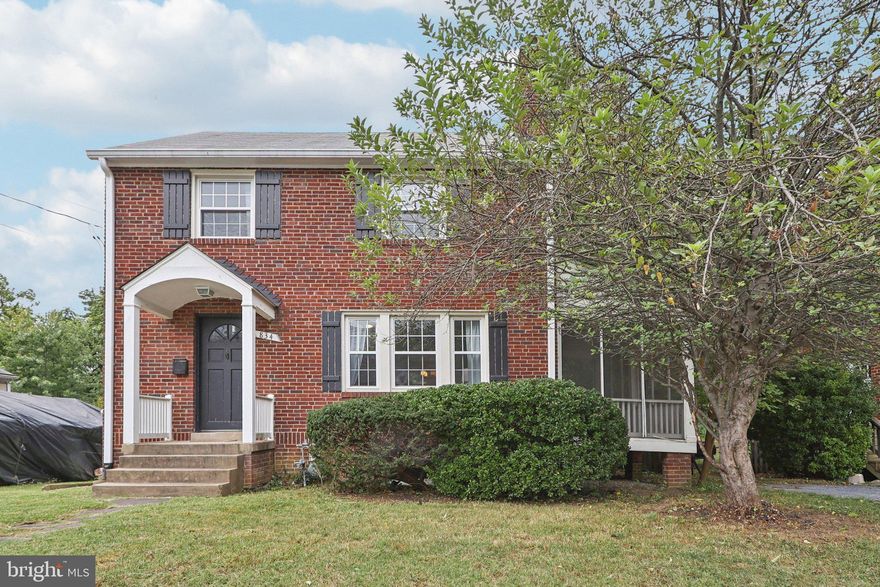 Open Cancelled*  Built in 1941, this quintessential renovated red brick Arlington colonial is move in ready. Located steps from Ballston Quarter, this dead end street is quiet and private. The covered front porch welcomes you into the living room with arched doorways and tons of natural light. The living room has a wood burning fireplace, a door to the screened in porch, a view of the updated kitchen and dining room with built-in corner china cabinet. There are hardwood floors throughout the living room and dining room and tile in the kitchen. The kitchen features granite counters, stainless steel appliances, recessed lighting, tile backsplash, and a door to the side entrance from the driveway.

The upper level starts with a coat closet on the stairs. The hardwoods run throughout the entire upper level. There are 3 bedrooms, each with overhead lighting and a closet. The bathroom has been updated with new tile and features a niche in the shower for storage. There’s also attic access in the hallway.

The lower level is entirely unfinished. There’s a rear exit, a toilet, laundry, and storage, and potential to finish for additional living space.

The yard is fully fenced and is nearly double the size of most of the lots on this street. At just over 6,000 sq ft, the lot measures 51 feet in the front, 52 feet in the back, 123 feet on the left, and 115 feet on the right.

Major updates include: Roof 2016, HVAC 2015, Water Heater 2015, 2015 renovated kitchen and bathroom

Ballston Quarter features the metro, many restaurants and entertainment spaces like Punch Bowl Social. Enjoy a short walk to Starbucks, Silver Diner, Gute Leute, and Ballston Local.
