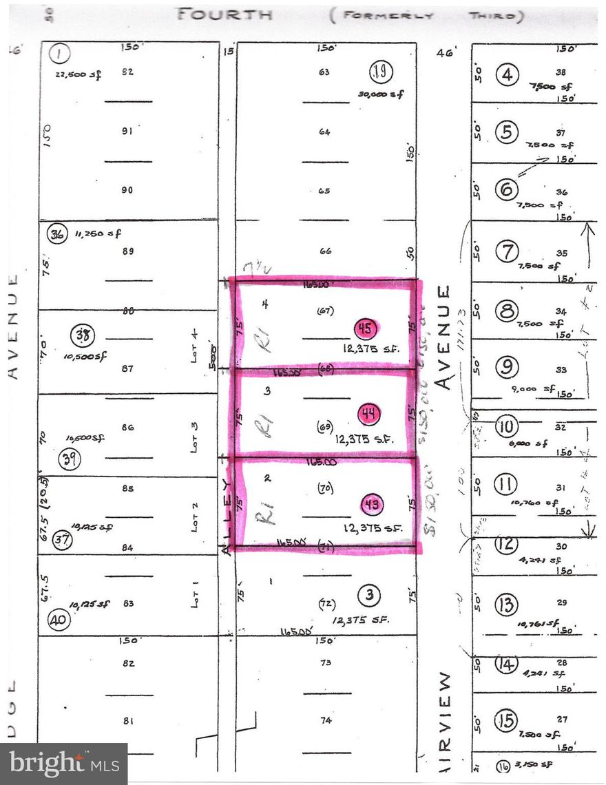 LOT 44...These lots go back to the founding of Souderton. Found in the heart of Souderton, this lot is a conforming approved building lot. Zoning allows for a single family home with a square foot allowance up to 4000 square foot home.  Beautiful level building lot. EDU for sewer from Souderton Boro is $8617.  The EDU for the water hook up from North Penn Water Authority is $8900.  Storm water runoff should not be an issue.  There is also a $1250 Recreation impact fee for Souderton Borough. Please check with borough and your choice of builder for other fees that may associate with this lot. These lots are a rare find...don't miss your opportunity! Check Souderton Borough website for permit fees.