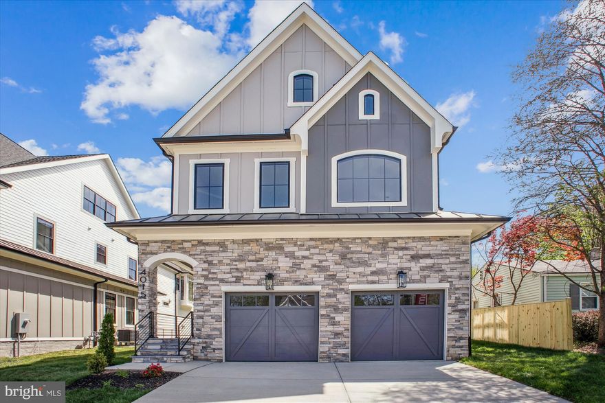 ONLY ONE REMAINS!!! The Pinta (4013) STILL ABLE TO CUSTOMIZE THE INTERIOR FINISHES WITH A 2 MONTH DELIVERY!!! 

Introducing THE SANTA MARIA: This stunning residence boasts 6 bedrooms, 1 dens, 6 bathrooms, and 1 half bath. Upon entering, you'll immediately appreciate the luxurious boutique finishes and selections throughout. The kitchen is a true masterpiece, featuring beautiful Cali White Oak hardwood flooring, warm wood and designer off-white cabinetry, quartz countertops with a waterfall island, stainless steel Bosch appliances, a striking marble backsplash, elegant pendant lighting, a custom hood, and multiple layers of accent lighting that elevate the space.

The first level showcases a gas fireplace adorned with book-matched slabs and wood beams, serving as a captivating focal point for the family room. Floor-to-ceiling Marvin windows allow natural light to flood the area, creating a sophisticated ambiance. Experience unparalleled comfort with the innovative hydronically heated floors throughout the lower level, complemented by a linear fireplace, furnace, AC. The open floor plan seamlessly connects the kitchen, dining area, and family room, providing an ideal space for gatherings. For those needing a main level bedroom and private bath, this home has you covered. Each room in this home provides a truly exceptional experience. Large french doors open to a covered, tiled loggia with large fan and recessed lights is perfect for cookouts while avoiding direct sun overheat. 

The master bedroom on the upper level is uniquely designed with custom accent fluted panels, a chandelier, and a balcony great for those morning coffee & two expansive customized closets. Prepare to be captivated by the stunning master bathroom, which features a curb-less shower with two shower heads and a handheld option, spacious niches, and a bench. Additional highlights of the master bath include custom vanities with USB/USC ports, strategically placed outlets for hair dryers, programmable heated floors, and a jacuzzi with light therapy for a spa-like experience.

The second upper level offers ample space for a game room, additional office, kids' or teen area, or a workout/meditation space. Even the storage areas are thoughtfully finished with designer carpeting and high-quality padding. The lower-level bedroom and bathroom make it easy to accommodate family or guests comfortably.

This smart home includes advanced features such as a camera doorbell, smart Yale front door lock, programmable garage door openers, and smart light switches, all controllable via an integrated iPad panel (iPad not included). The Santa Maria is an ACG premium custom home, ensuring top-notch craftsmanship with peace of mind, alongside a 1 and 10-year warranty backed by a reputable national warranty company.

The Reserve at Virginia Street is well nested in Fairfax City and in walking distance you'll discover a vibrant array of shops, boutiques, and local businesses.  School Ratings of B+, A, and A- (Source: Niche). These models not only offer convenience but are also meticulously designed by the renowned architect James McDonald and his team. With stunning exterior designs and customized interior finishes, these homes truly provide a personalized and luxurious living experience. These homes will bear ACG Custom Homes stamp, which reflects high end finishes, craftsmanship and quality.  LAWN SPRINKLER SYSTEM INSTALLED AND INCLUDED! 
* All floor plans and renderings are conceptual and used for illustrative purposes and are subject to change.   Builder reserves the right to change or alter plans, specifications and materials without notice. Agent has financial interest.***